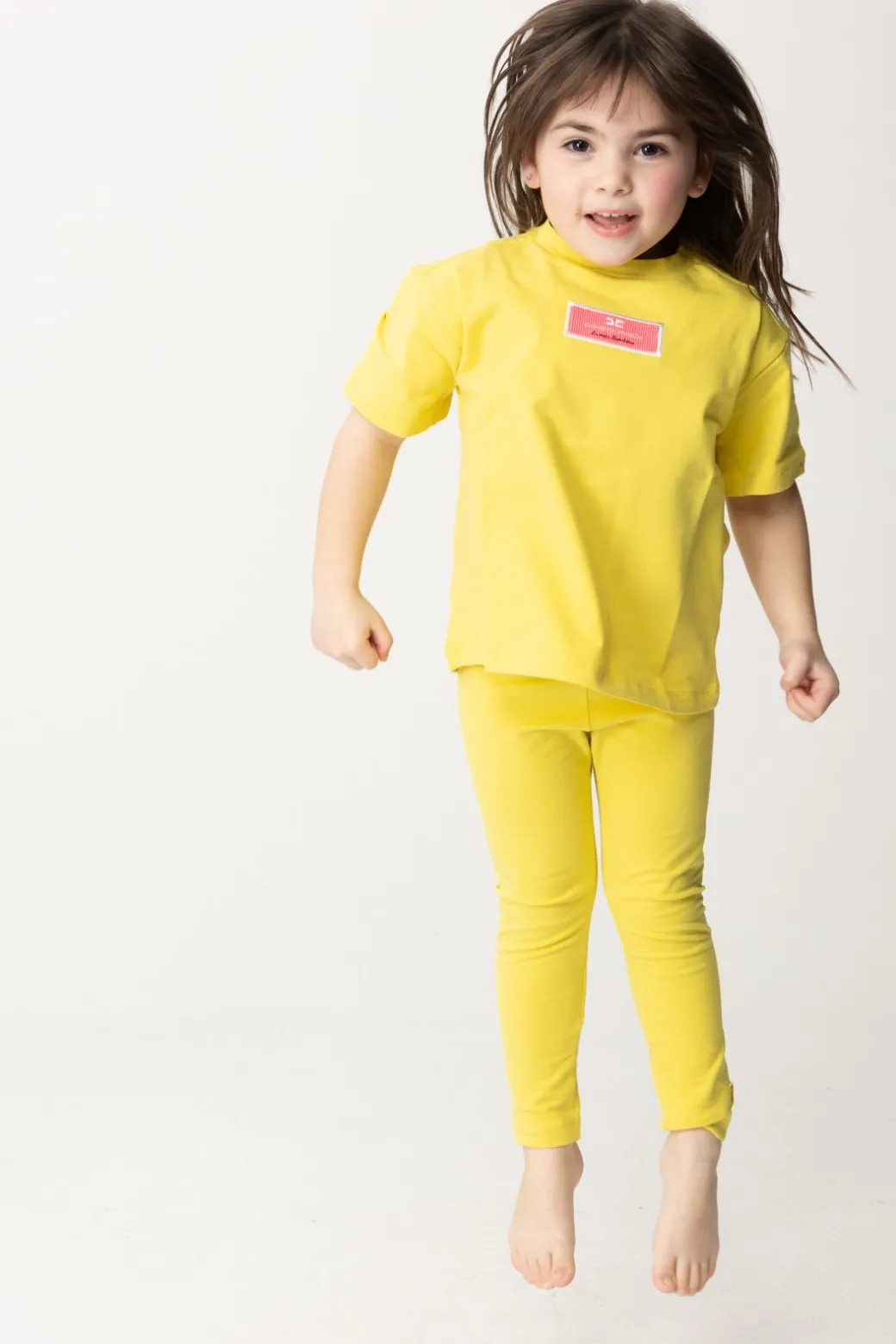 Elisabetta Franchi Bambina T-shirt con Etichetta Logo