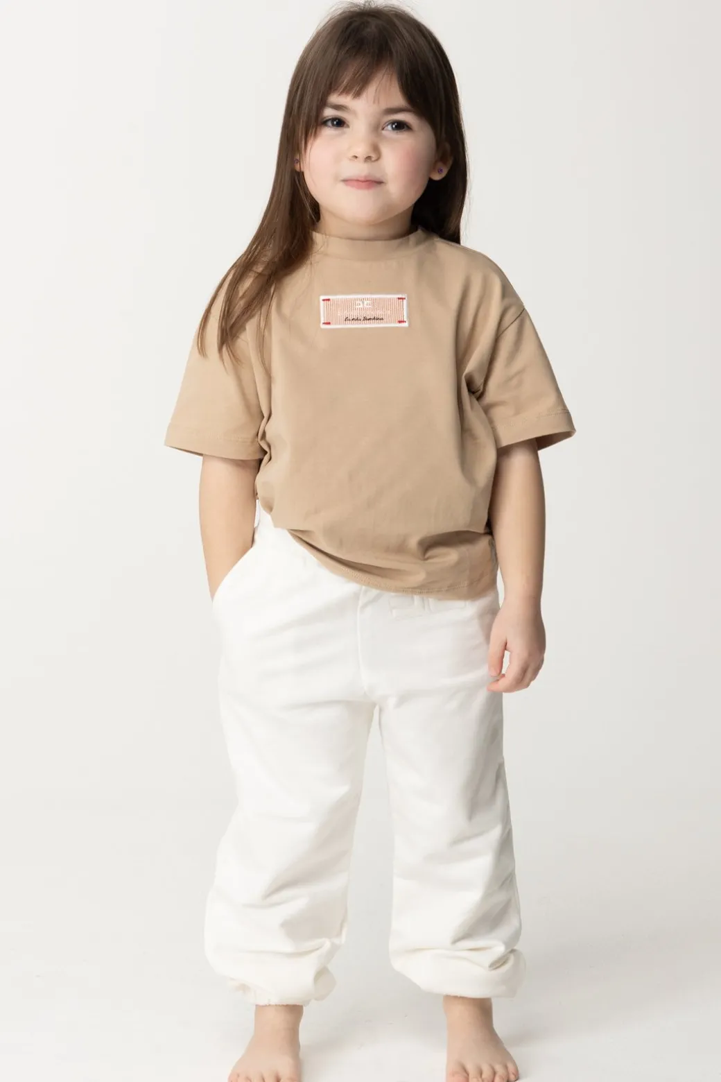 Elisabetta Franchi Bambina T-shirt con Etichetta Logo