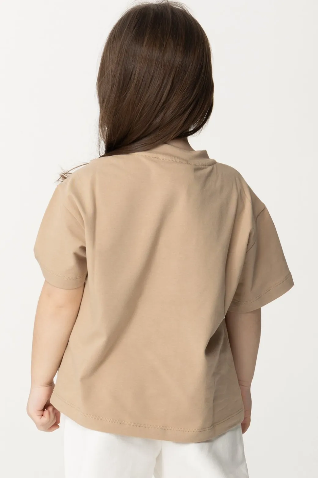 Elisabetta Franchi Bambina T-shirt con Etichetta Logo