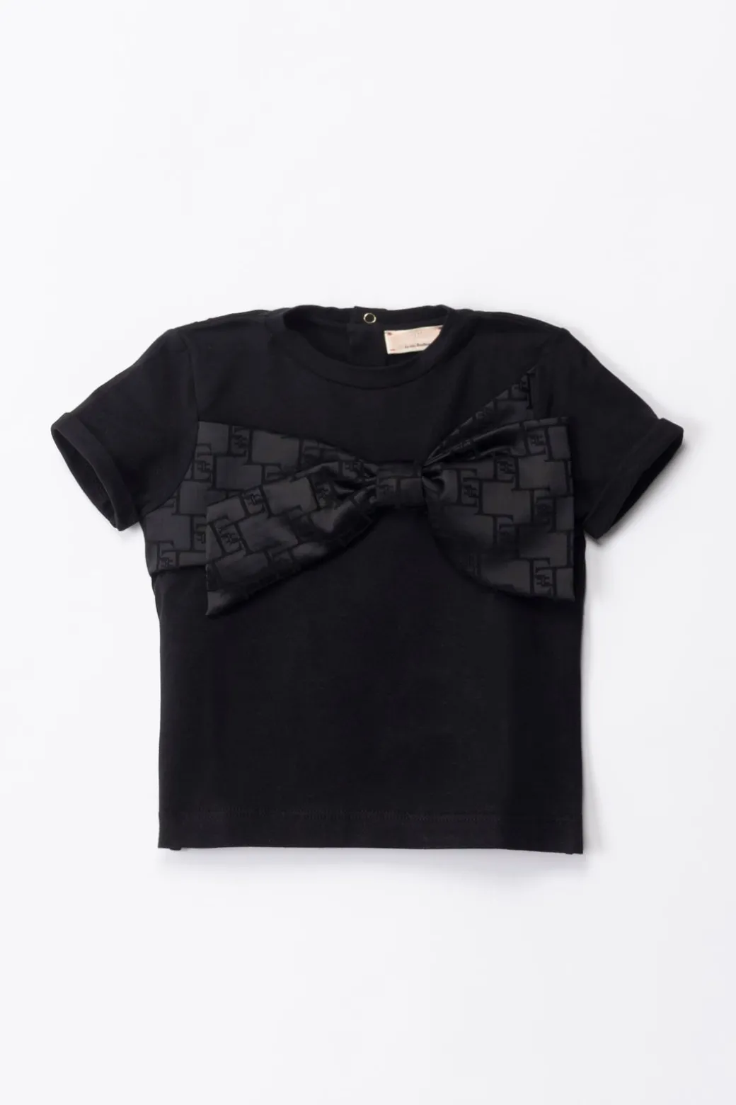 Elisabetta Franchi Bambina T-shirt con Fiocco Logato