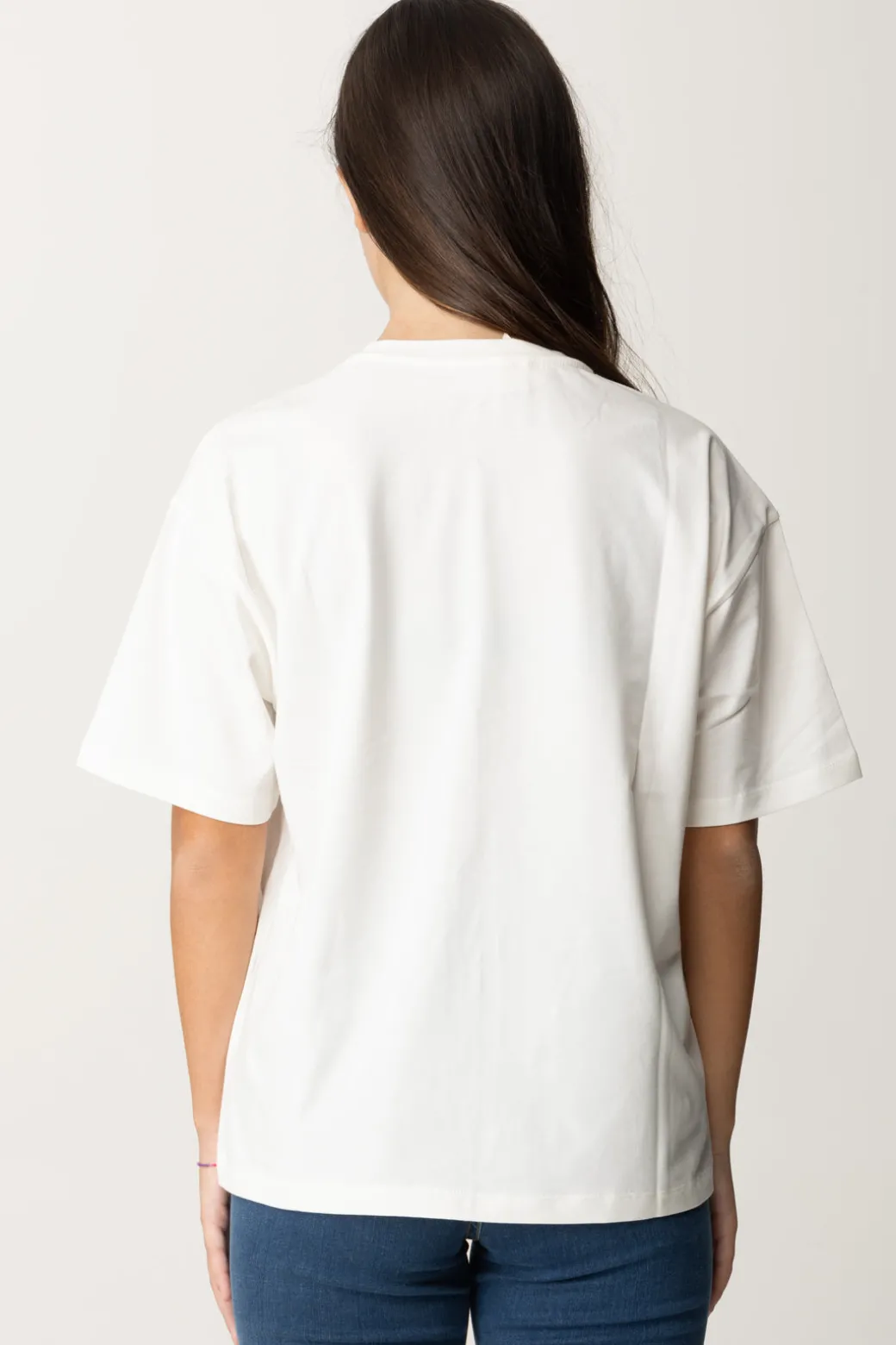 Elisabetta Franchi Bambina T-shirt con Maxi Stampa Ef