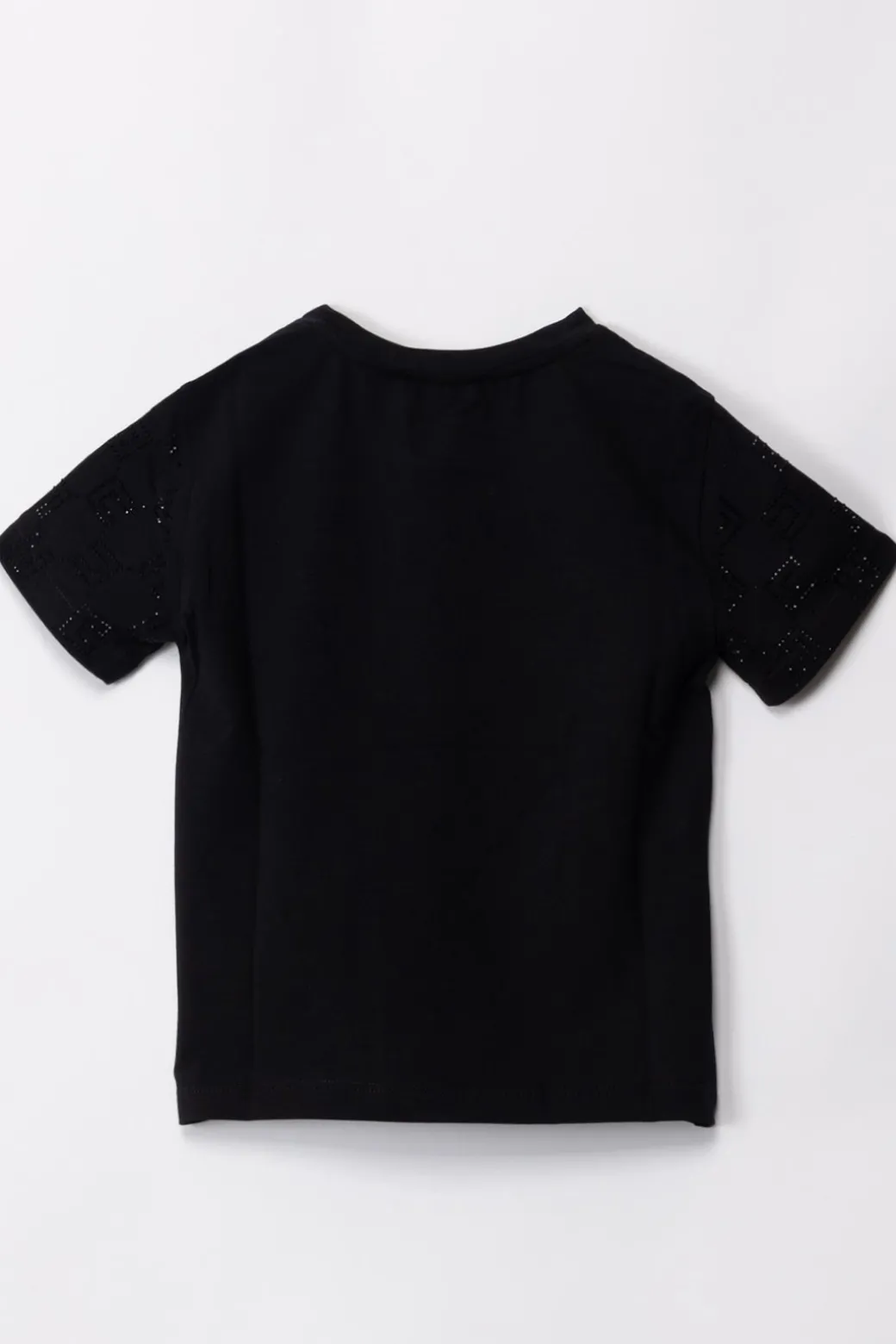 Elisabetta Franchi Bambina T-shirt con Pattern Logo In Strass