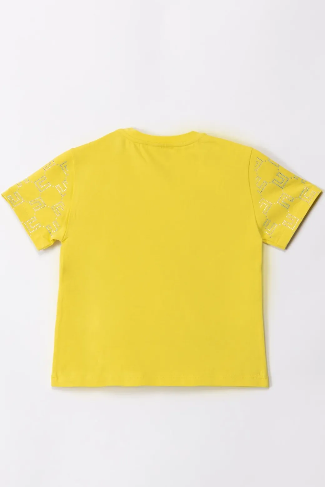 Elisabetta Franchi Bambina T-shirt con Pattern Logo In Strass