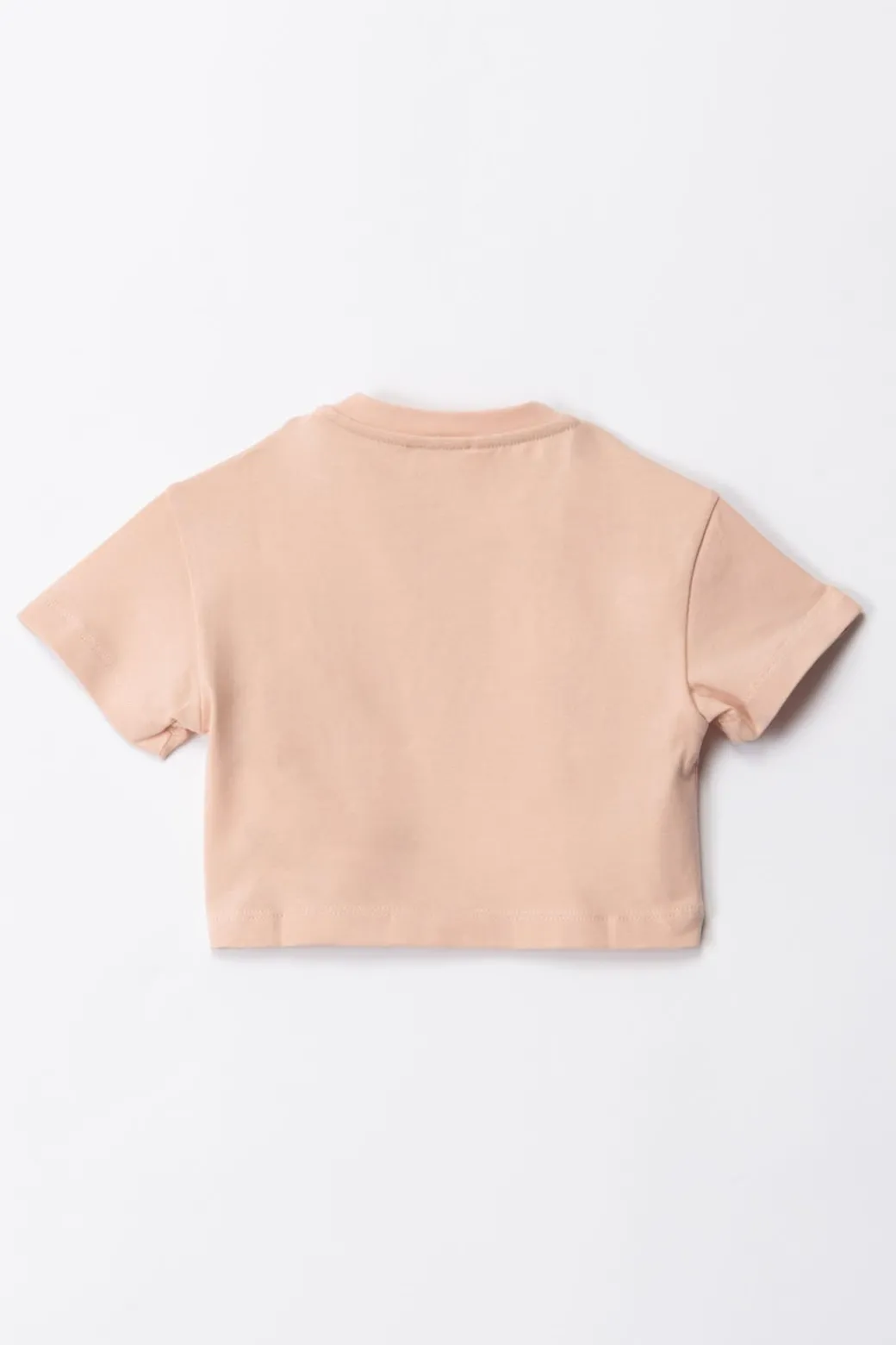 Elisabetta Franchi Bambina T-shirt con Ricamo Lettering e Charm