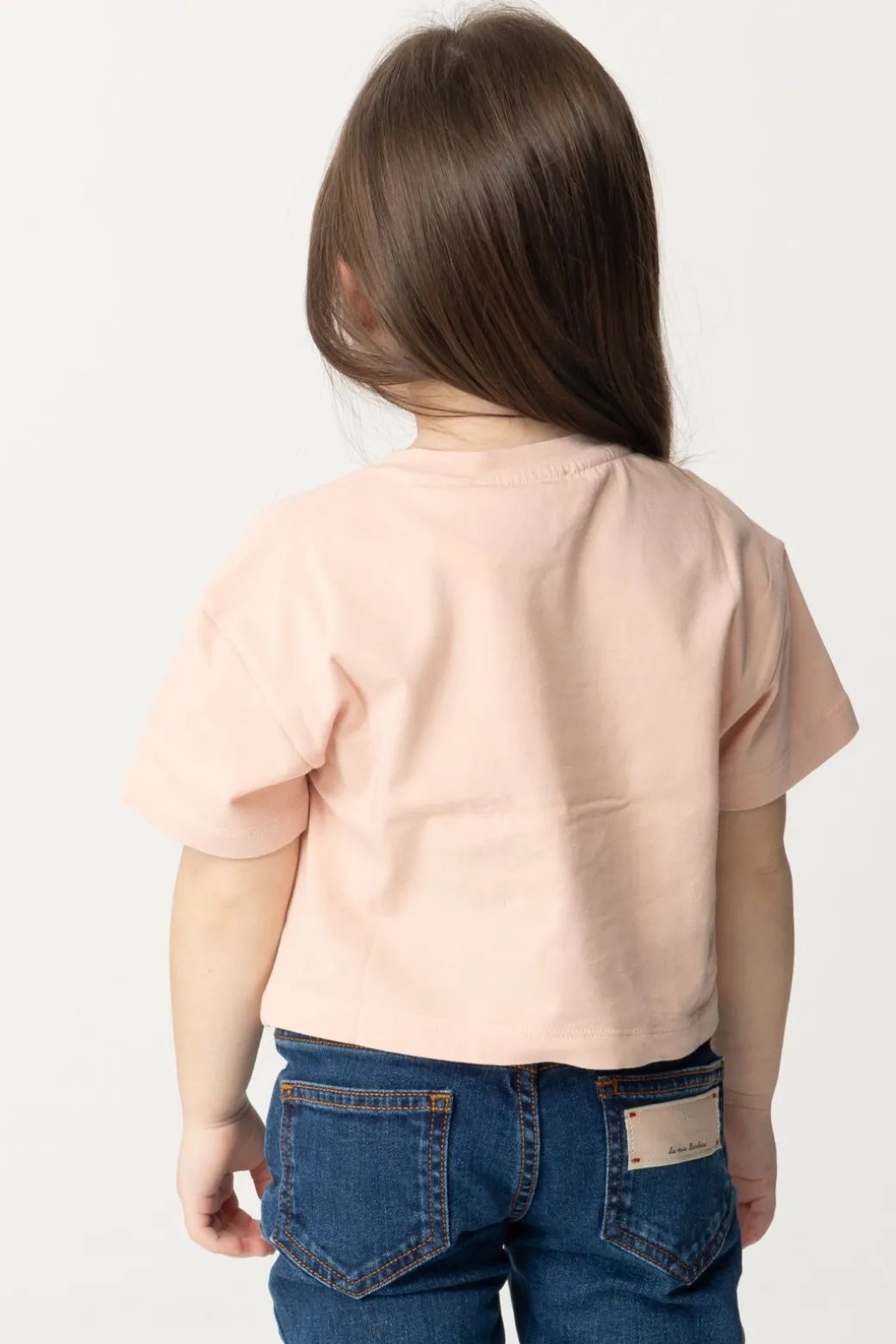 Elisabetta Franchi Bambina T-shirt con Ricamo Stemma