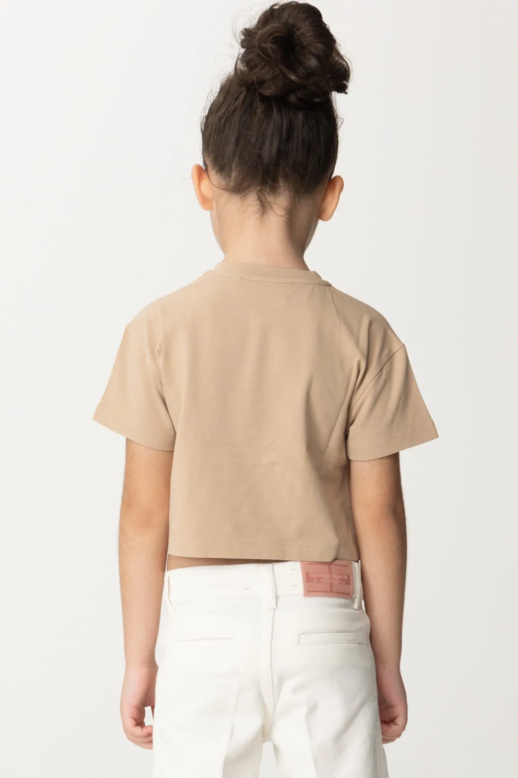 Elisabetta Franchi Bambina T-shirt con Ricamo Stemma
