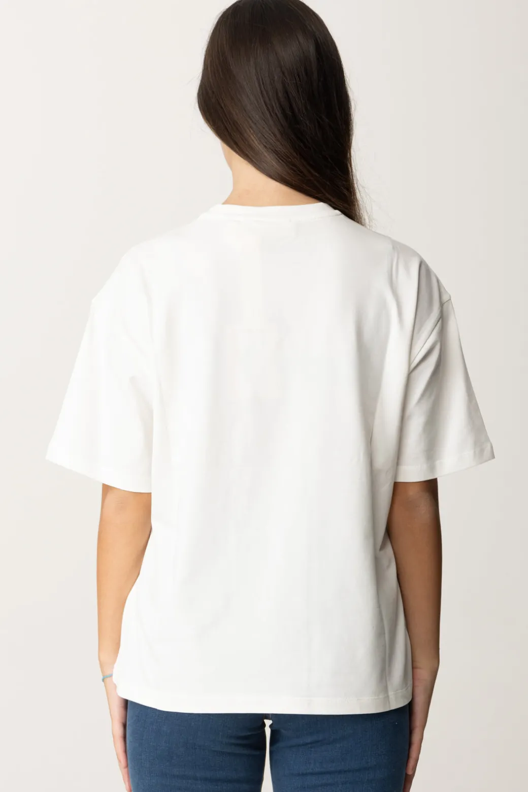 Elisabetta Franchi Bambina T-shirt con Stampa Logo e Lettering