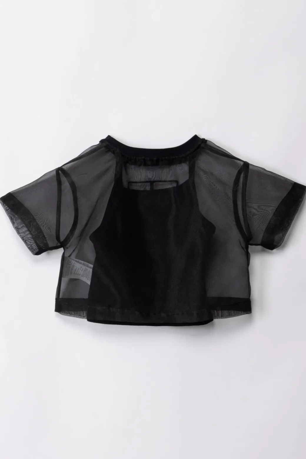 Elisabetta Franchi Bambina T-shirt In Organza
