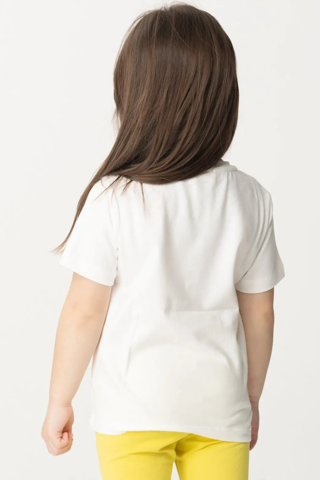 Elisabetta Franchi Bambina T-shirt Over con Applicazione Logo Cc