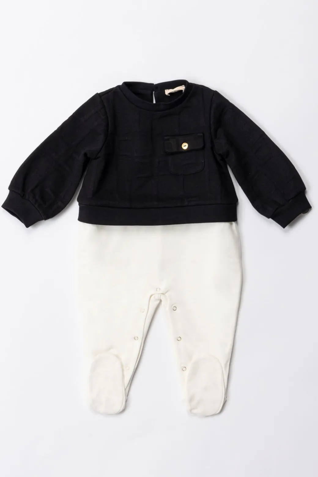 Elisabetta Franchi Bambina Tutina In Felpa con Logo Embossed