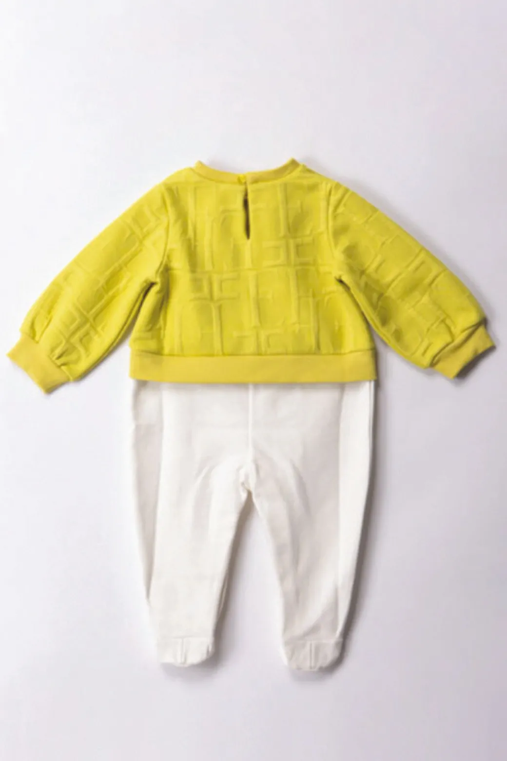 Elisabetta Franchi Bambina Tutina In Felpa con Logo Embossed