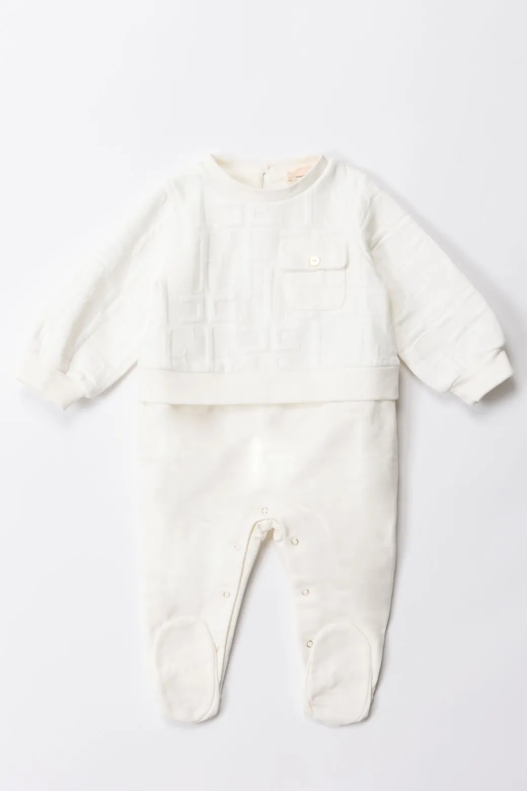 Elisabetta Franchi Bambina Tutina In Felpa con Logo Embossed