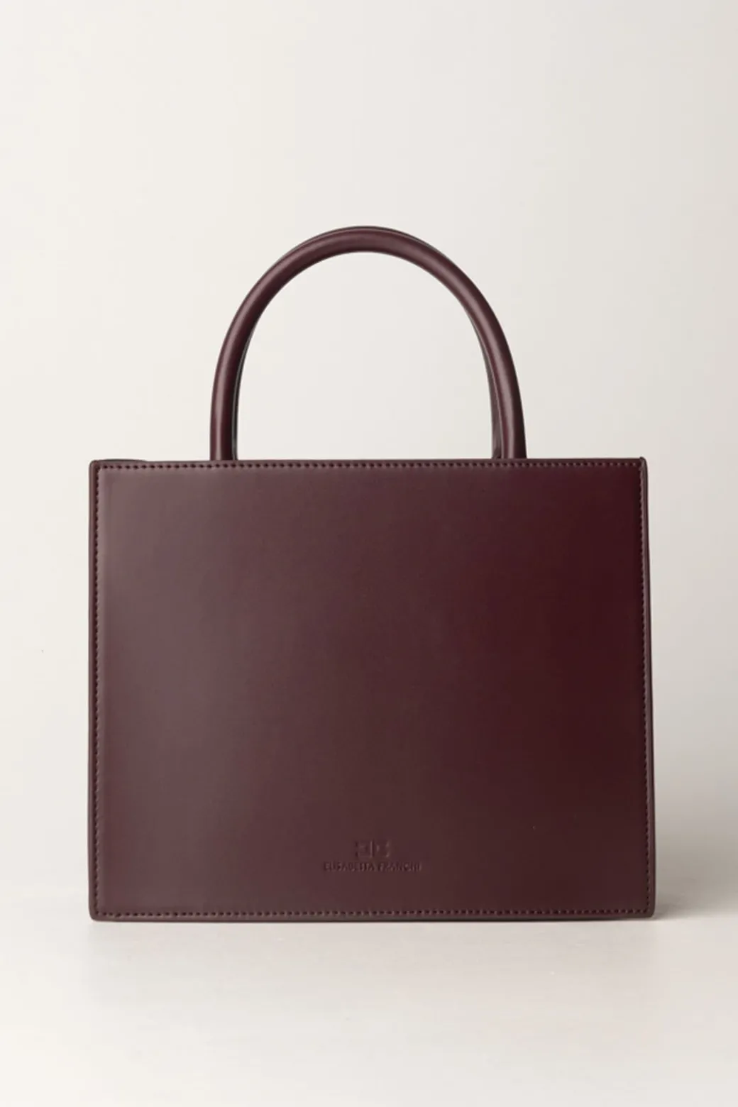 Donna Elisabetta Franchi Borsa a Mano Piccola con Logo