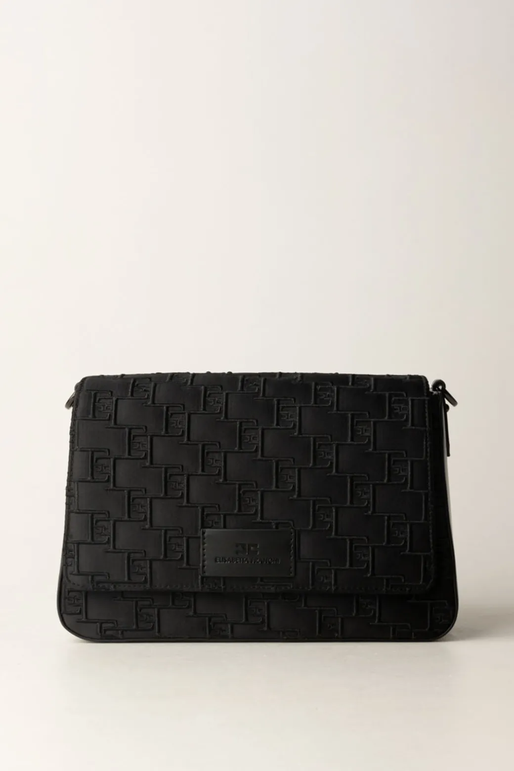 Donna Elisabetta Franchi Borsa a Spalla Media In Raso Ricamato