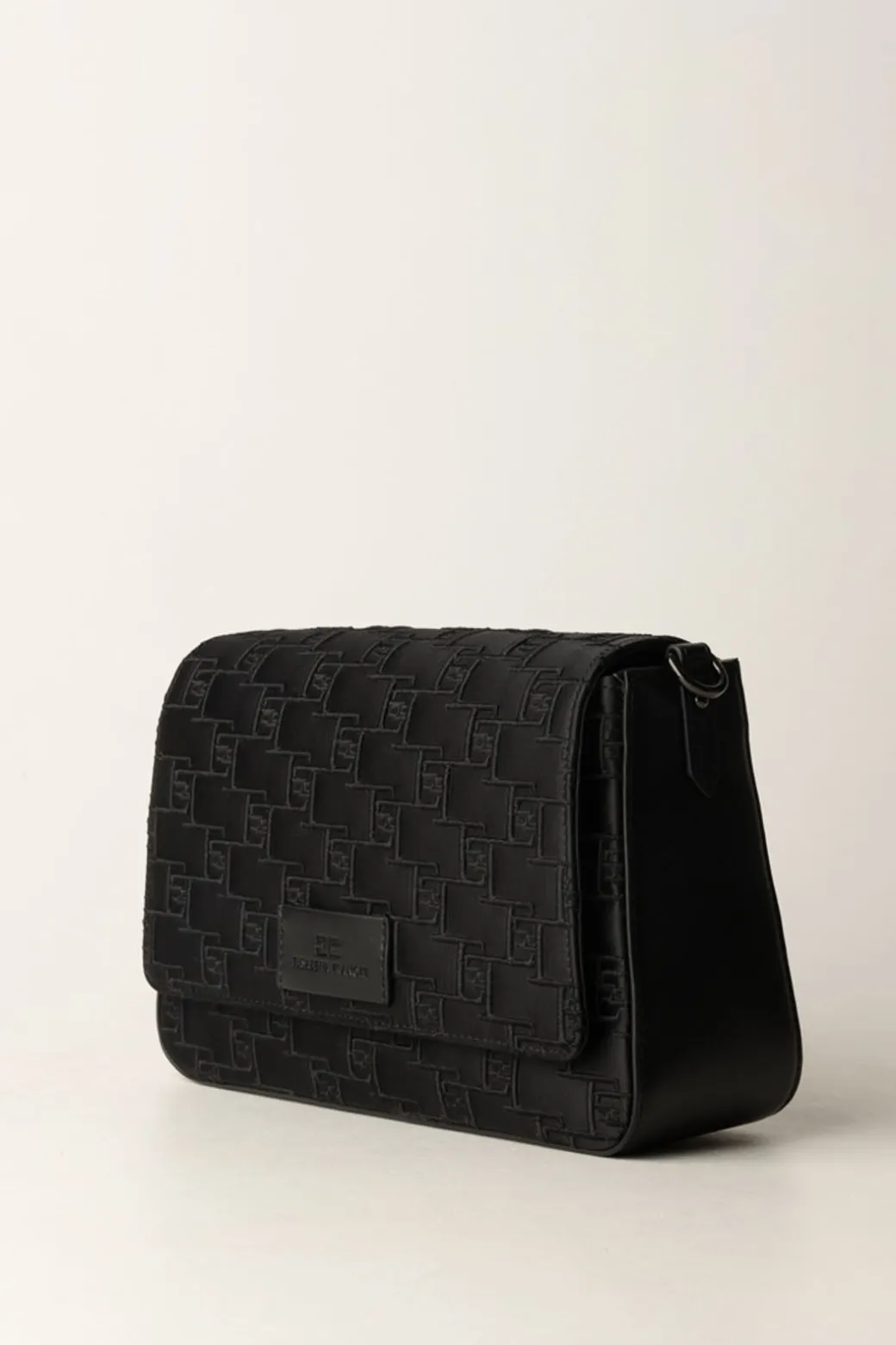 Donna Elisabetta Franchi Borsa a Spalla Media In Raso Ricamato