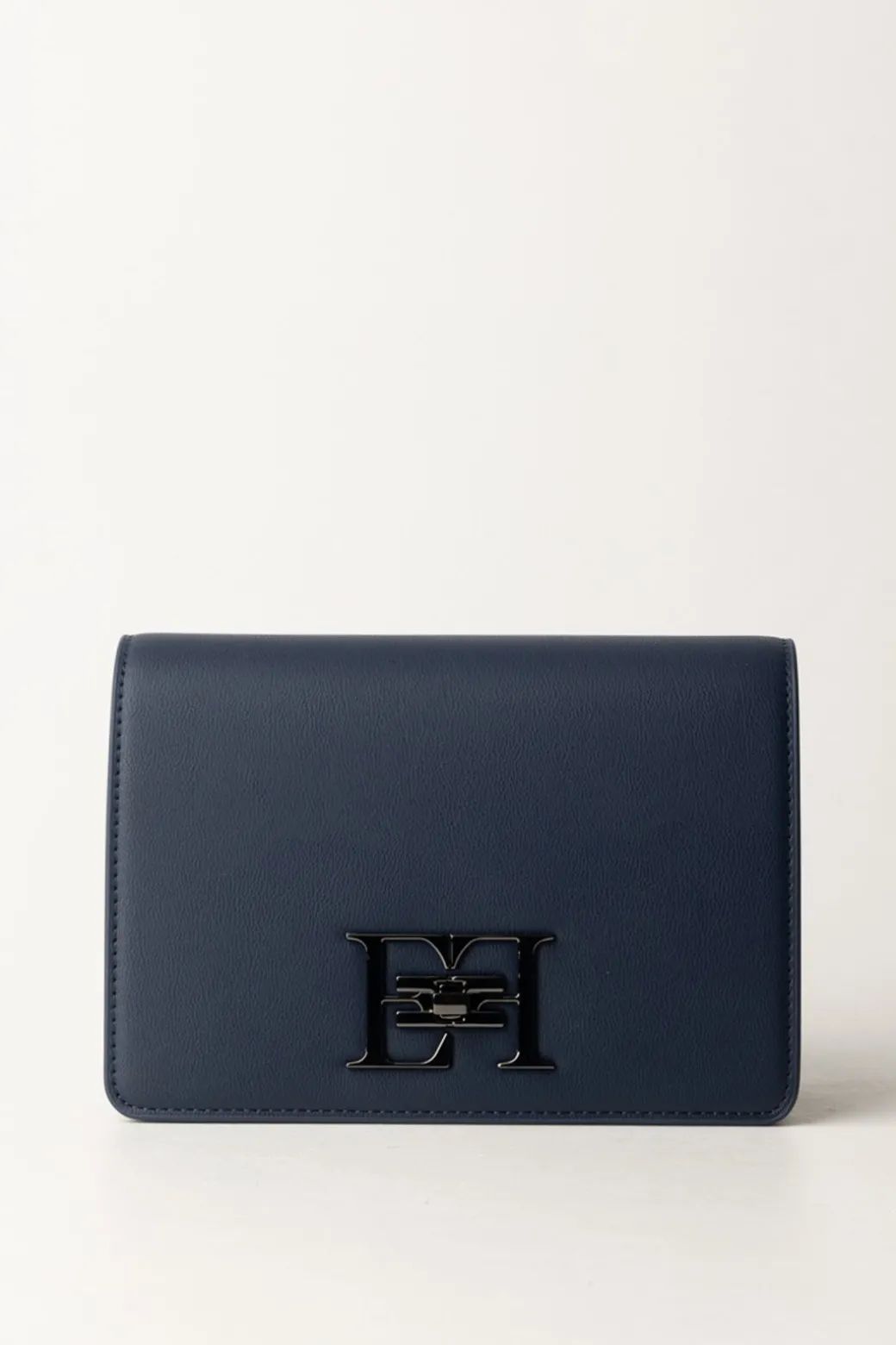 Donna Elisabetta Franchi Borsa a Tracolla con Logo In Metallo