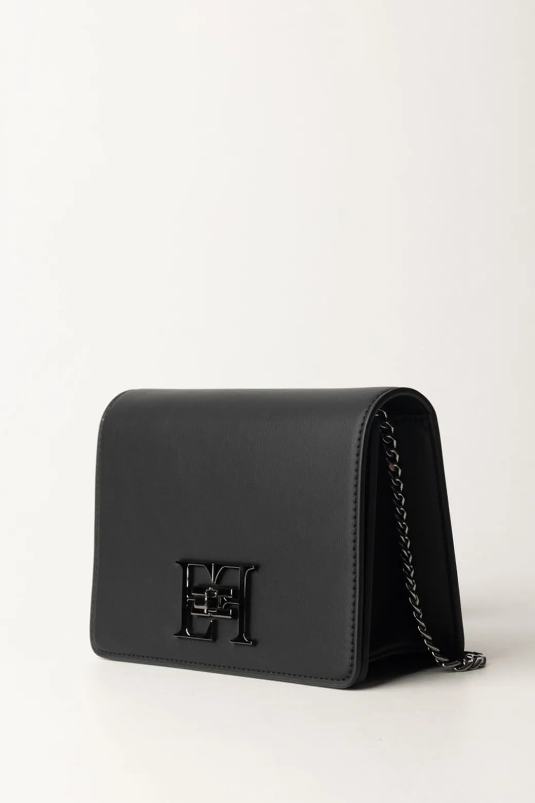 Donna Elisabetta Franchi Borsa a Tracolla con Logo In Metallo