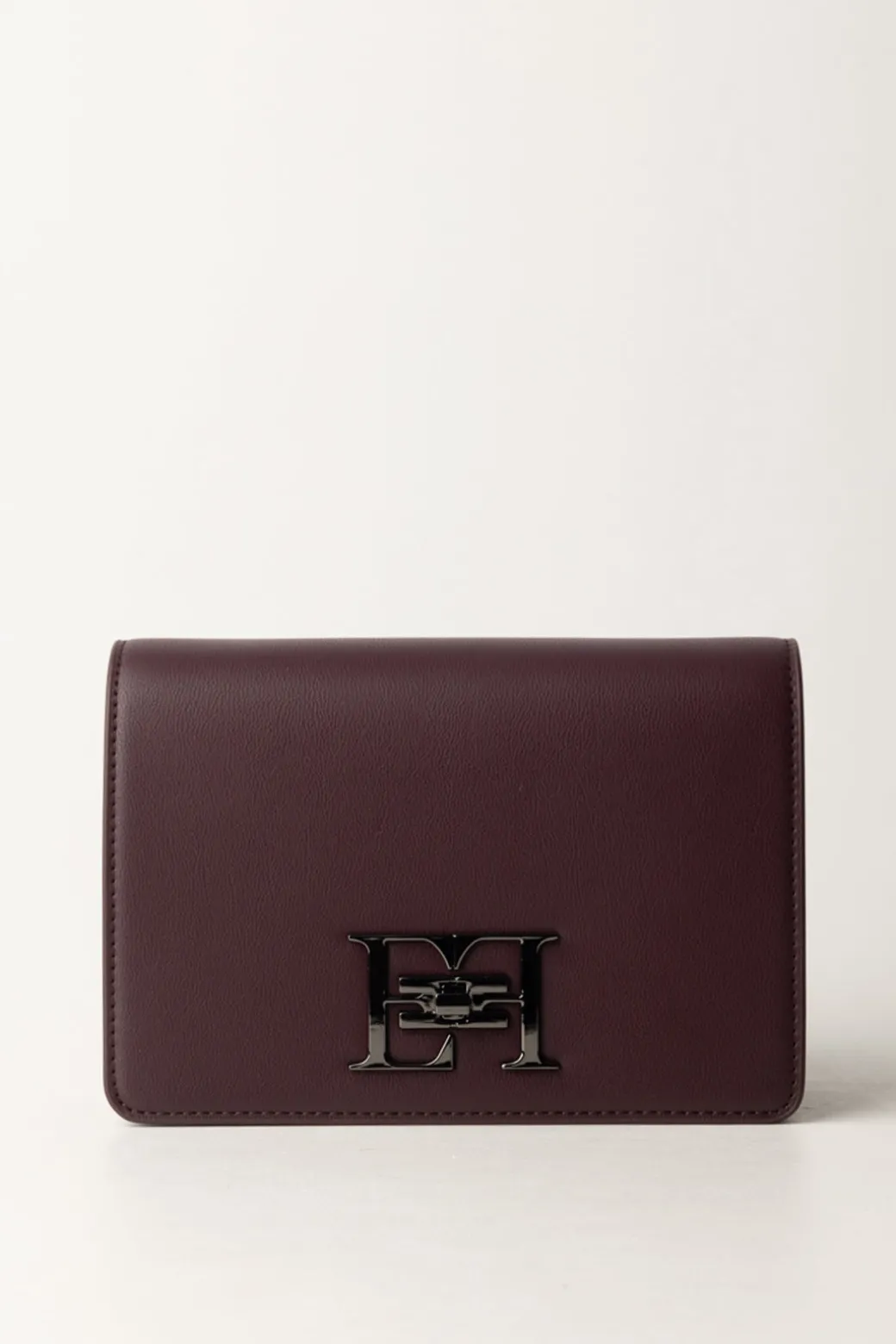 Donna Elisabetta Franchi Borsa a Tracolla con Logo In Metallo