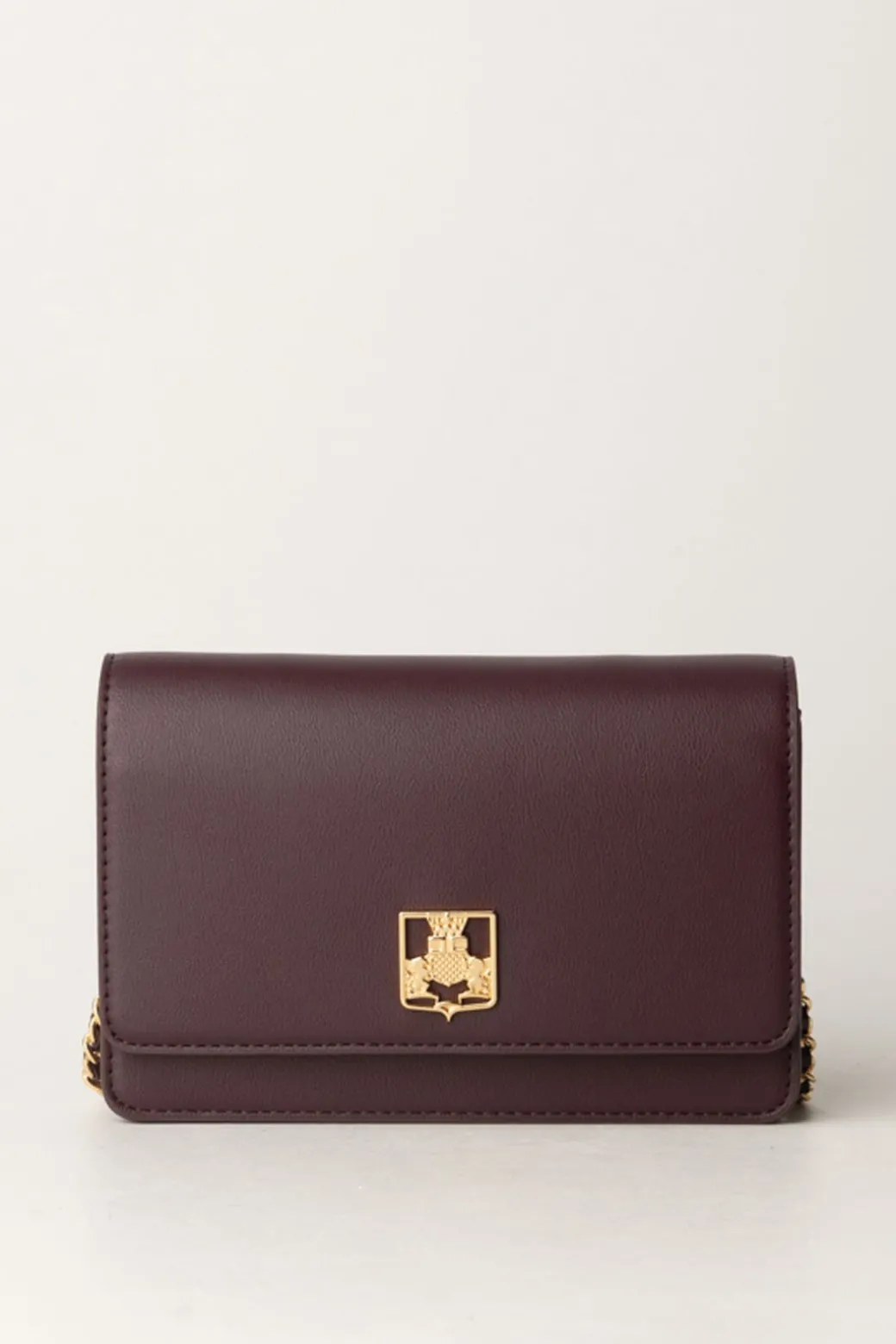 Donna Elisabetta Franchi Borsa a Tracolla con Placca Logata