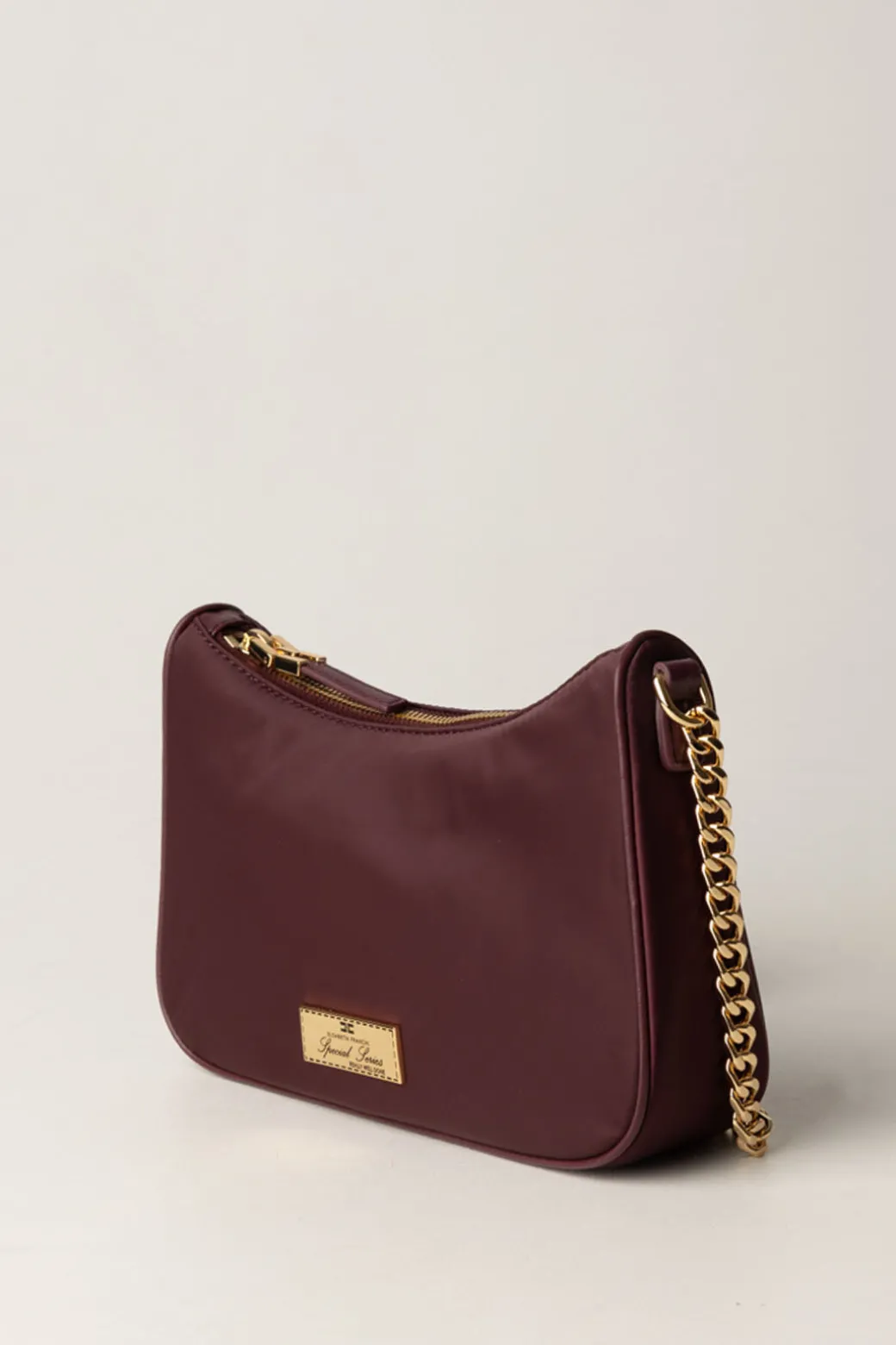 Donna Elisabetta Franchi Borsa con Doppia Tracolla e Logo