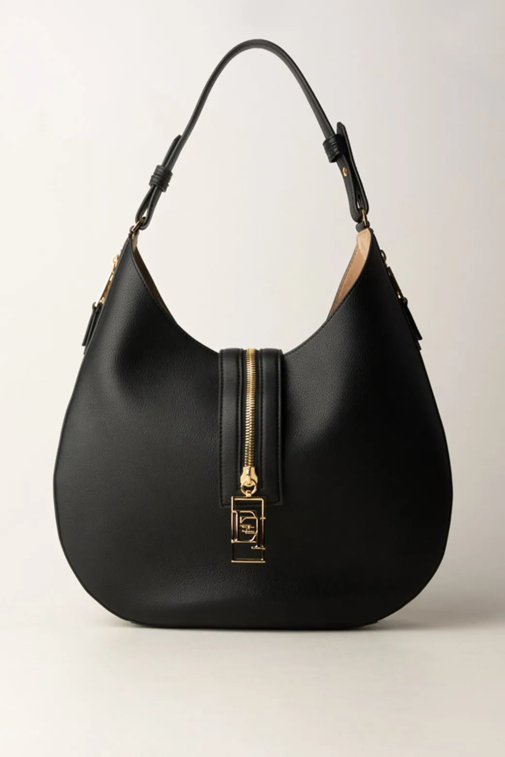 Donna Elisabetta Franchi Borsa Hobo Grande Pelle con Zip