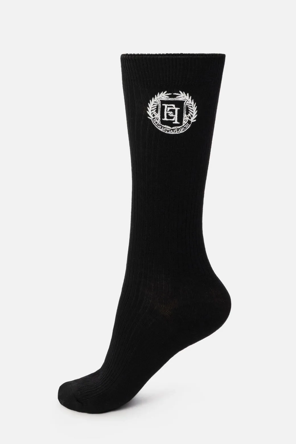 Donna Elisabetta Franchi Calzini In Cashmere con Ricamo Logo