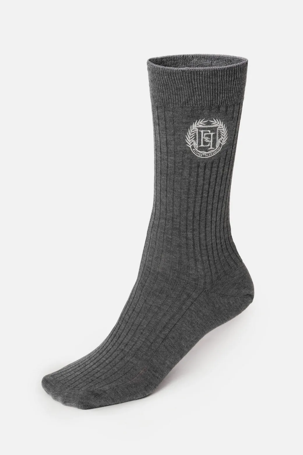 Donna Elisabetta Franchi Calzini In Cashmere con Ricamo Logo