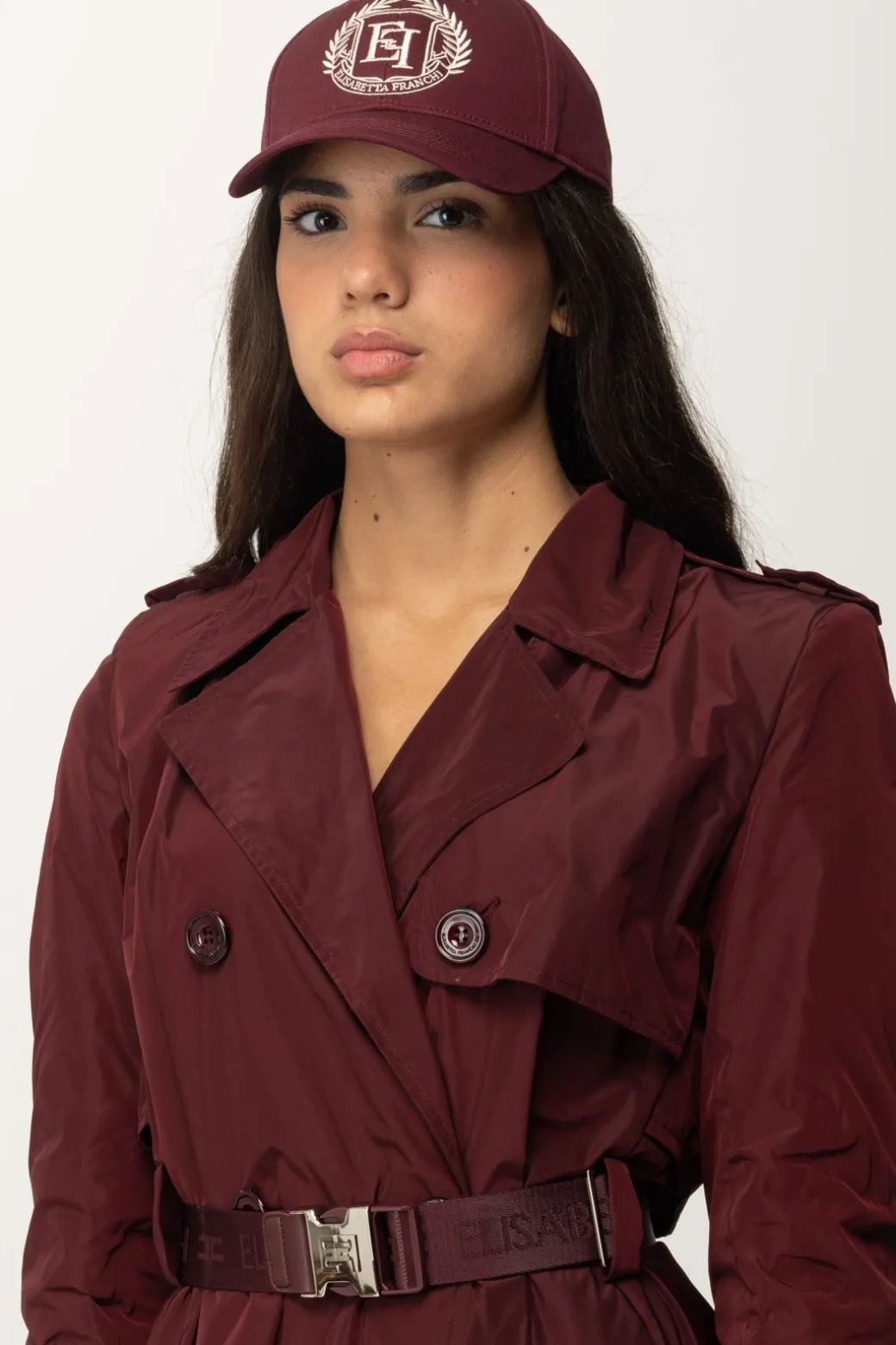 Donna Elisabetta Franchi Cappello Da Baseball con Logo