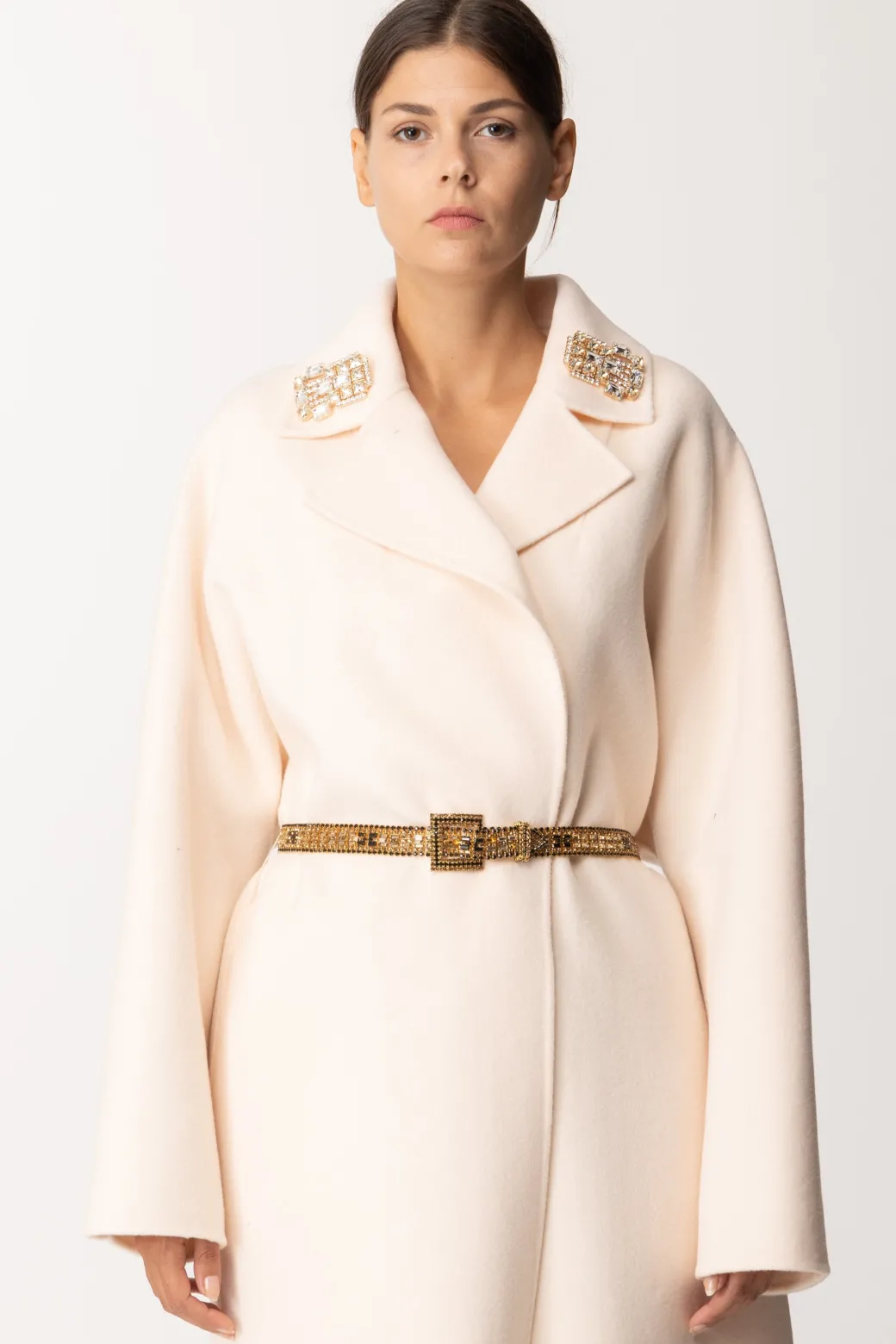Donna Elisabetta Franchi Cintura Gioiello con Logo