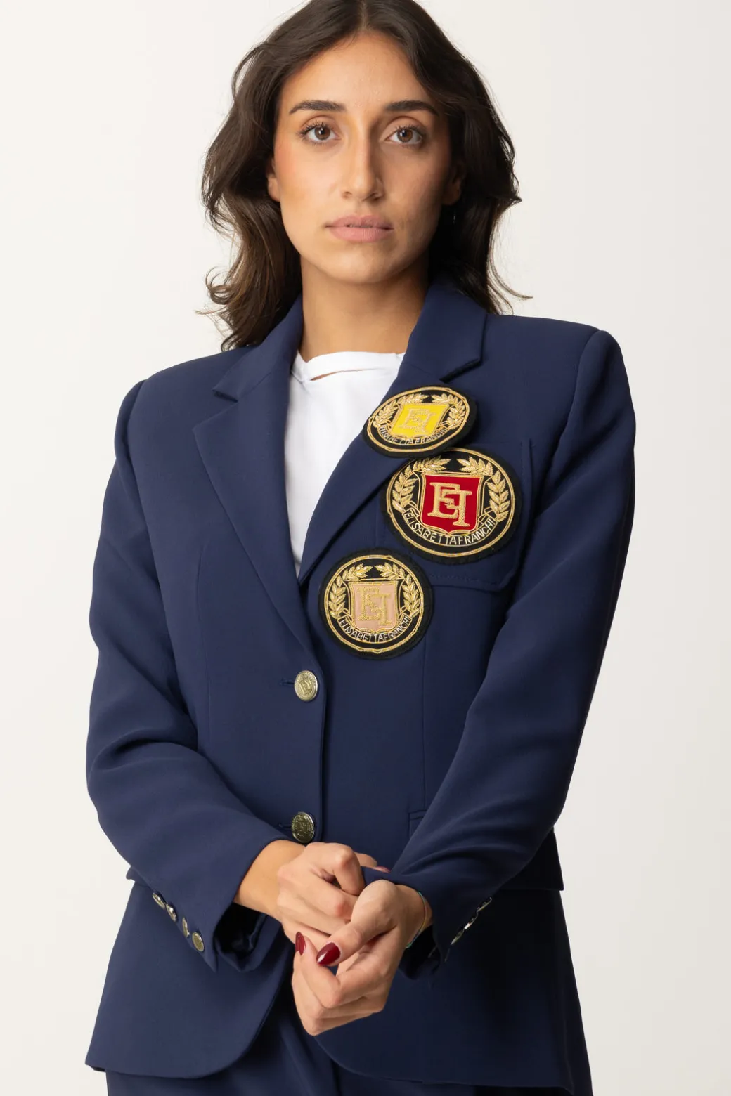 Donna Elisabetta Franchi Giacca con Patch