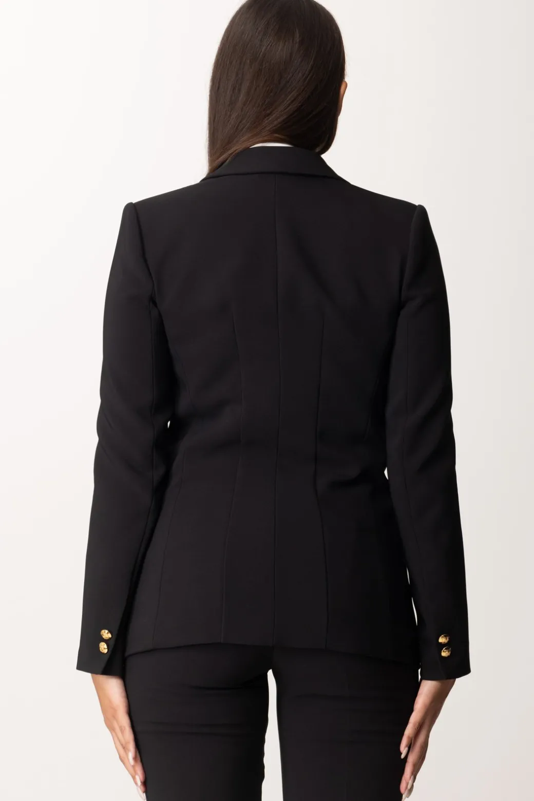 elisabetta_franchi_giacca_monopetto_in_crepe_stretchnero_4.webp Donna Elisabetta Franchi Giacca Monopetto In Crepe Stretch