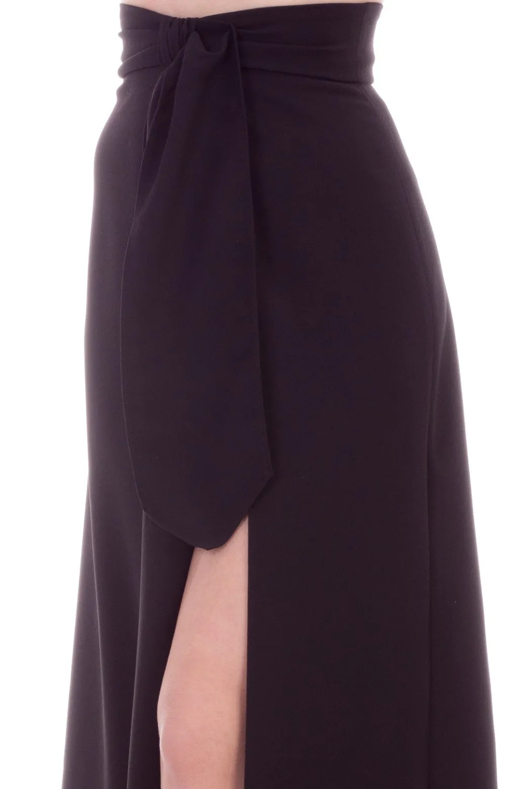 elisabetta_franchi_gonna_longuette_con_nodo_in_vitanero_2.webp Donna Elisabetta Franchi Gonna Longuette con Nodo In Vita