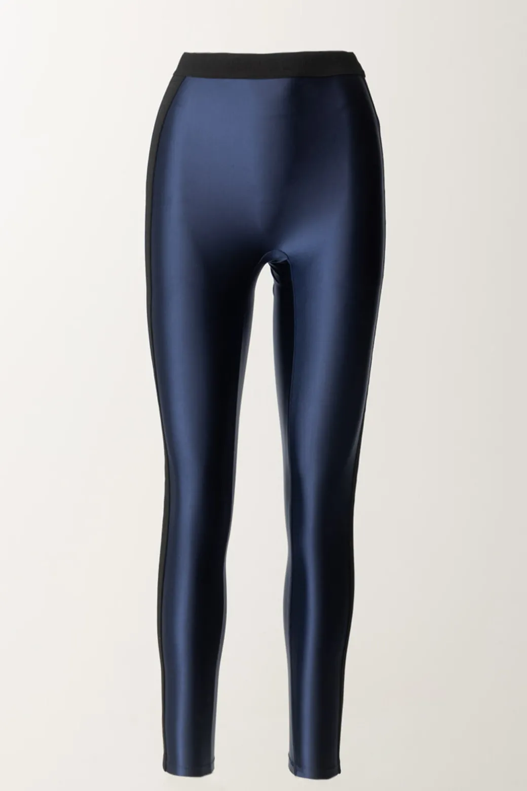 Donna Elisabetta Franchi Leggings In Lycra con Bande Logate