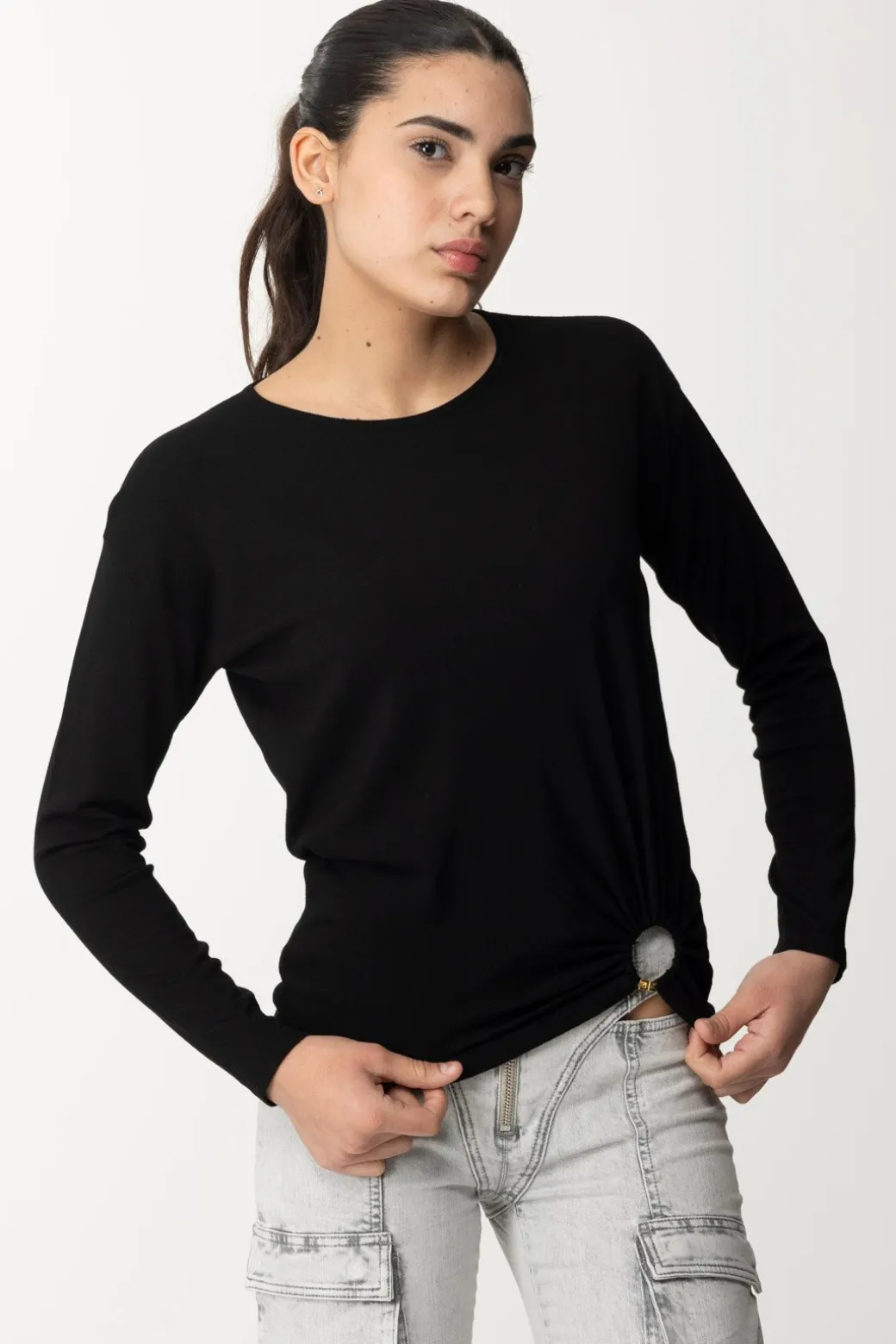 Donna Elisabetta Franchi Maglia con Anello