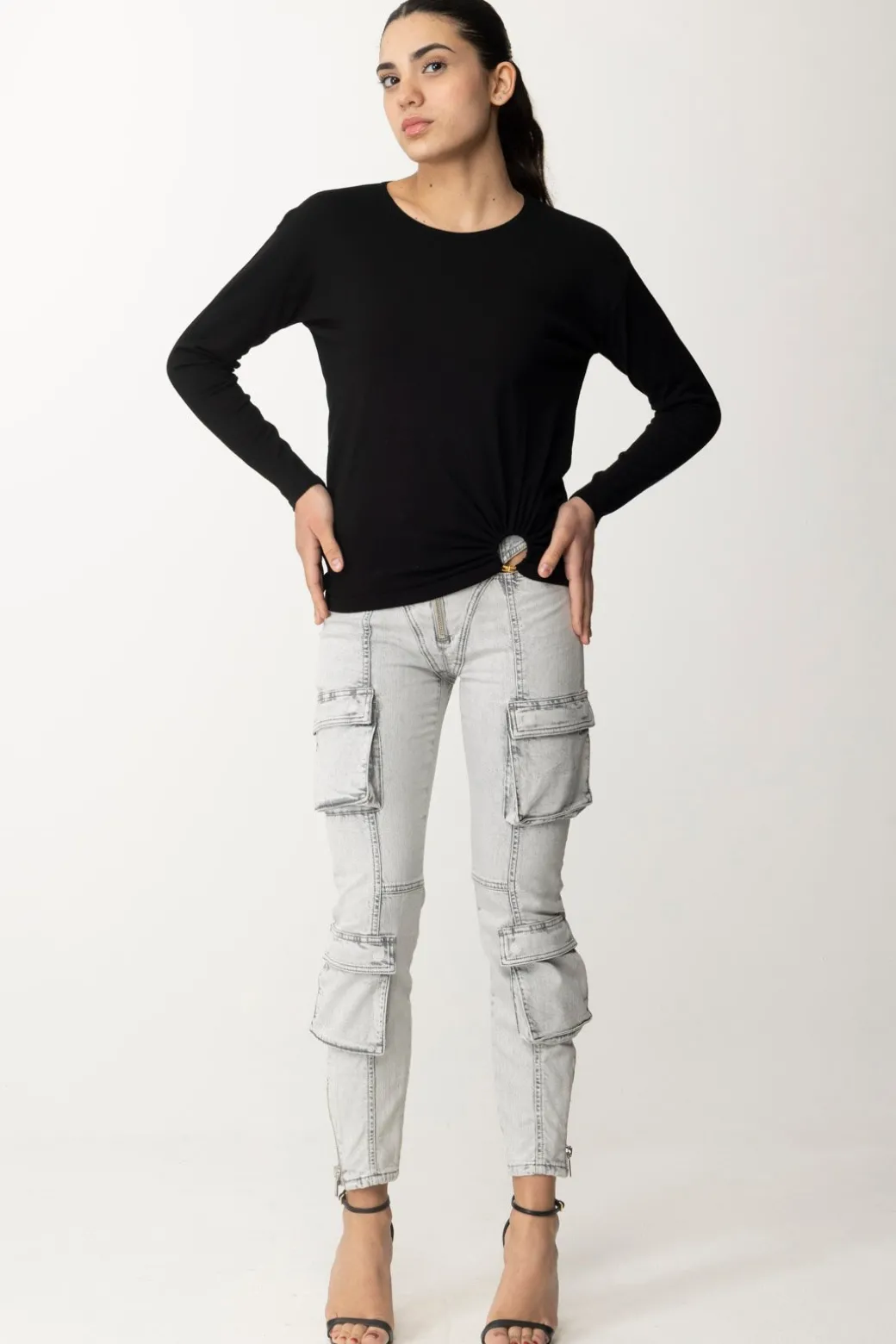 Donna Elisabetta Franchi Maglia con Anello
