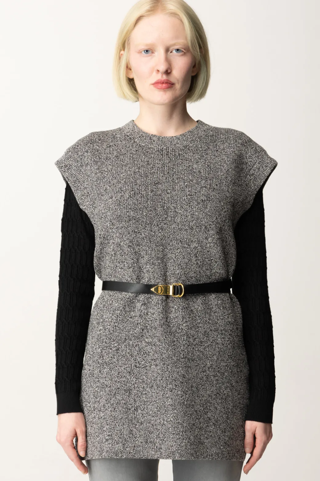 Donna Elisabetta Franchi Maglia con Cintura