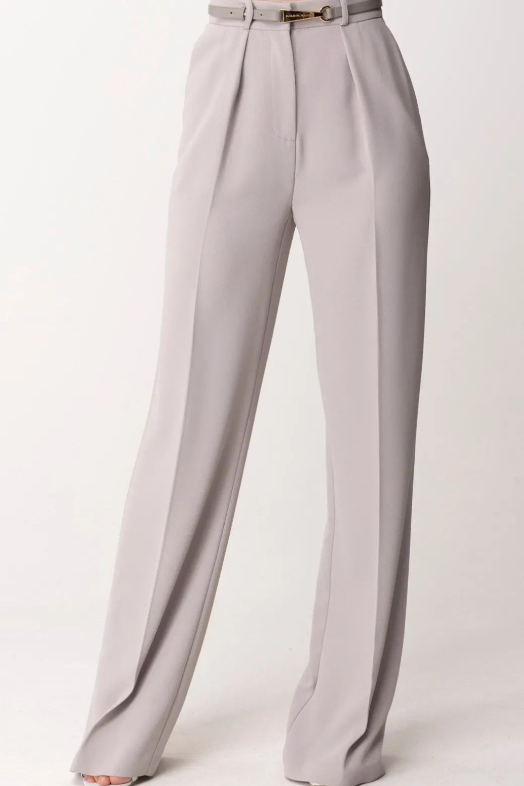 Donna Elisabetta Franchi Pantalone Dritti con Cintura
