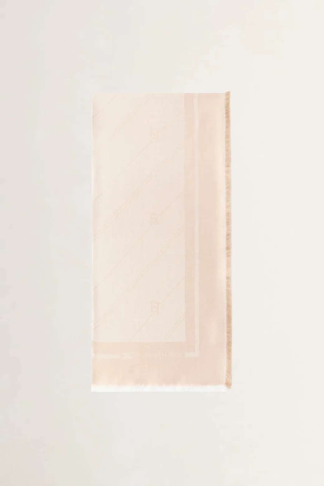 Donna Elisabetta Franchi Pashmina Lurex con Stampa Righe