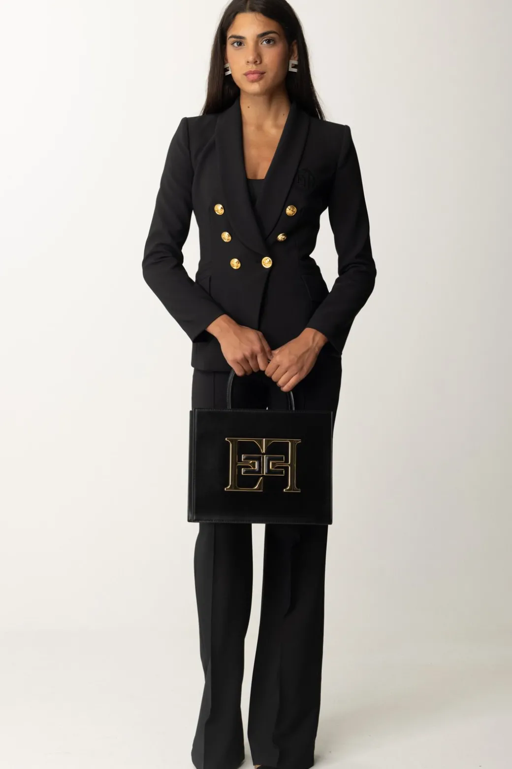 Donna Elisabetta Franchi Tailleur Giacca e Pantalone