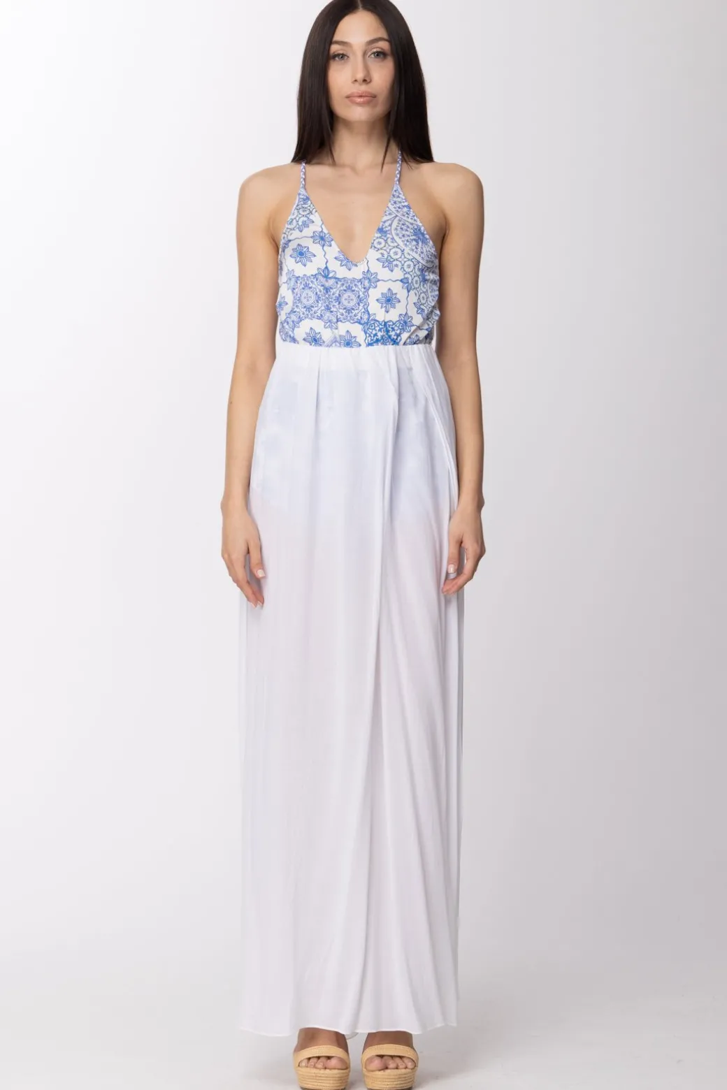 Donna Fk Copricostume Lungo con Spacco