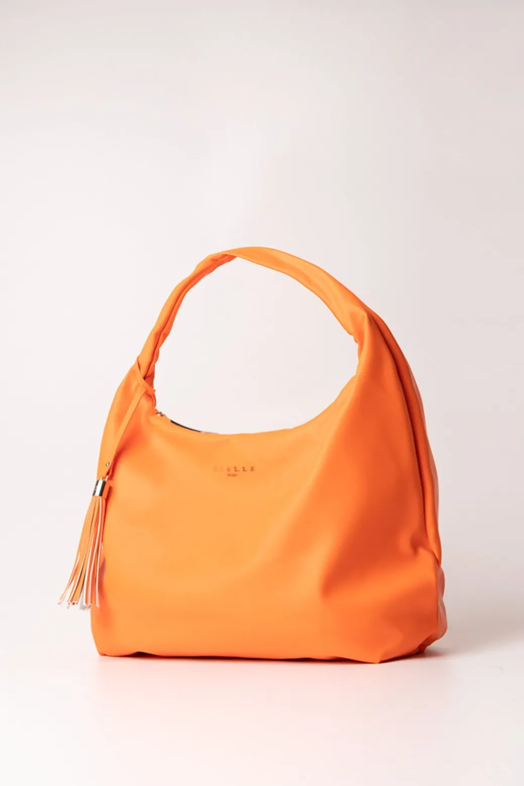Donna Gaëlle Paris Borsa a Spalla Media con Logo e Nappina