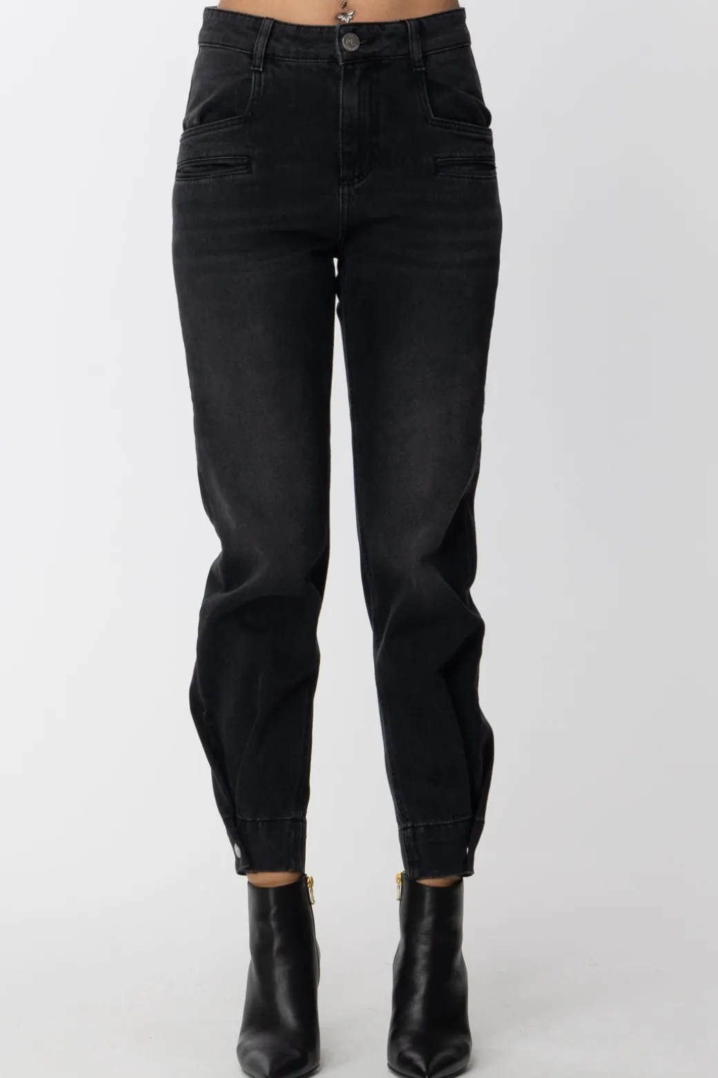 Donna Gaëlle Paris Jeans con Bottoncini