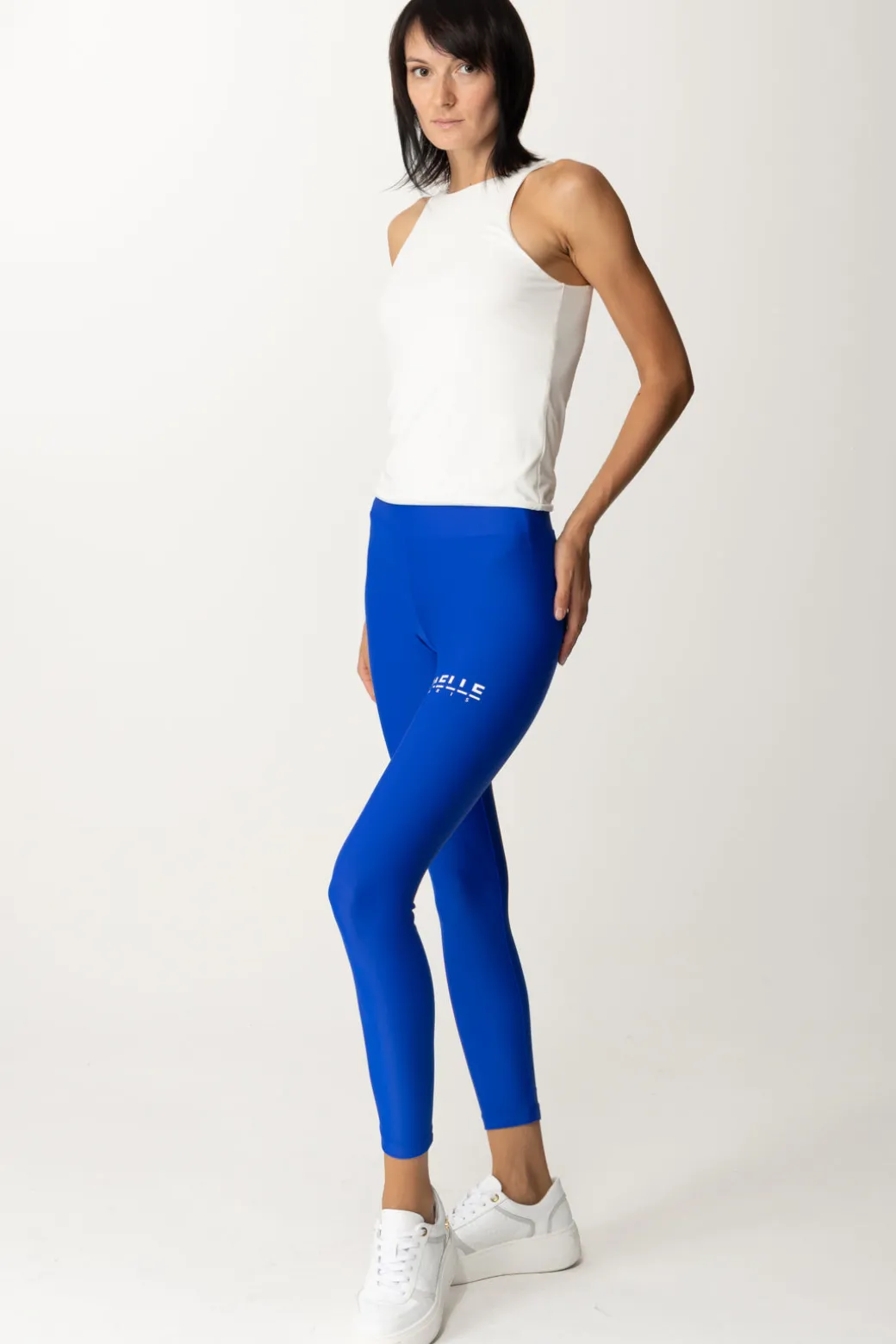 Donna Gaëlle Paris Leggins In Lycra con Logo