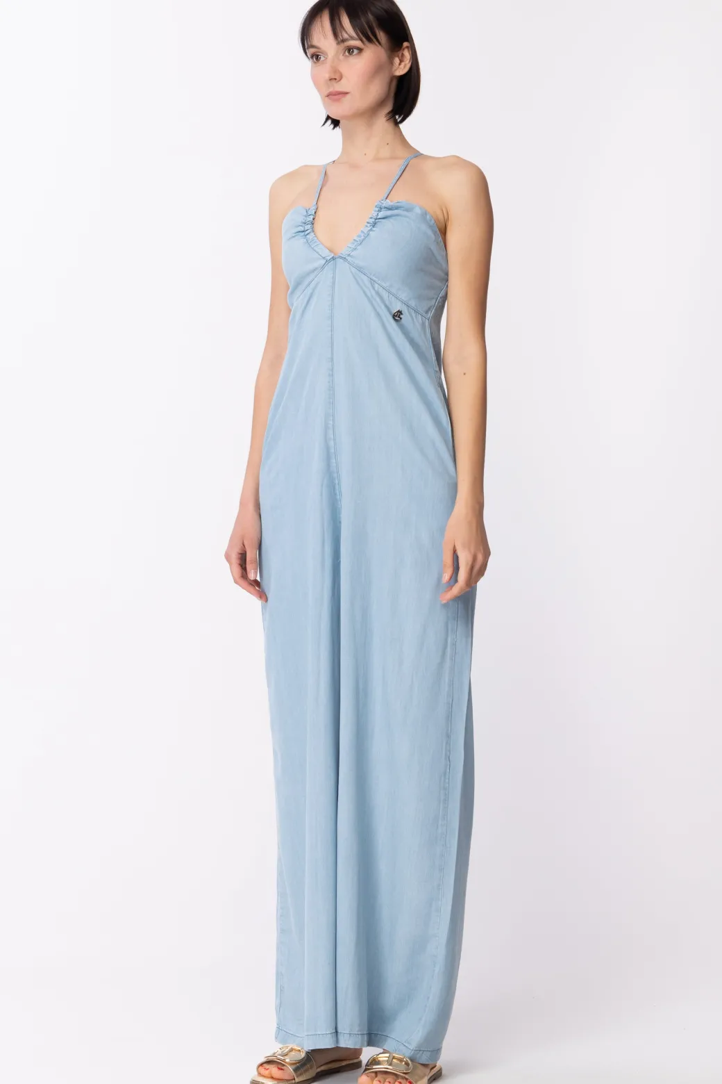 Donna Gaëlle Paris Maxi Tuta In Jeans