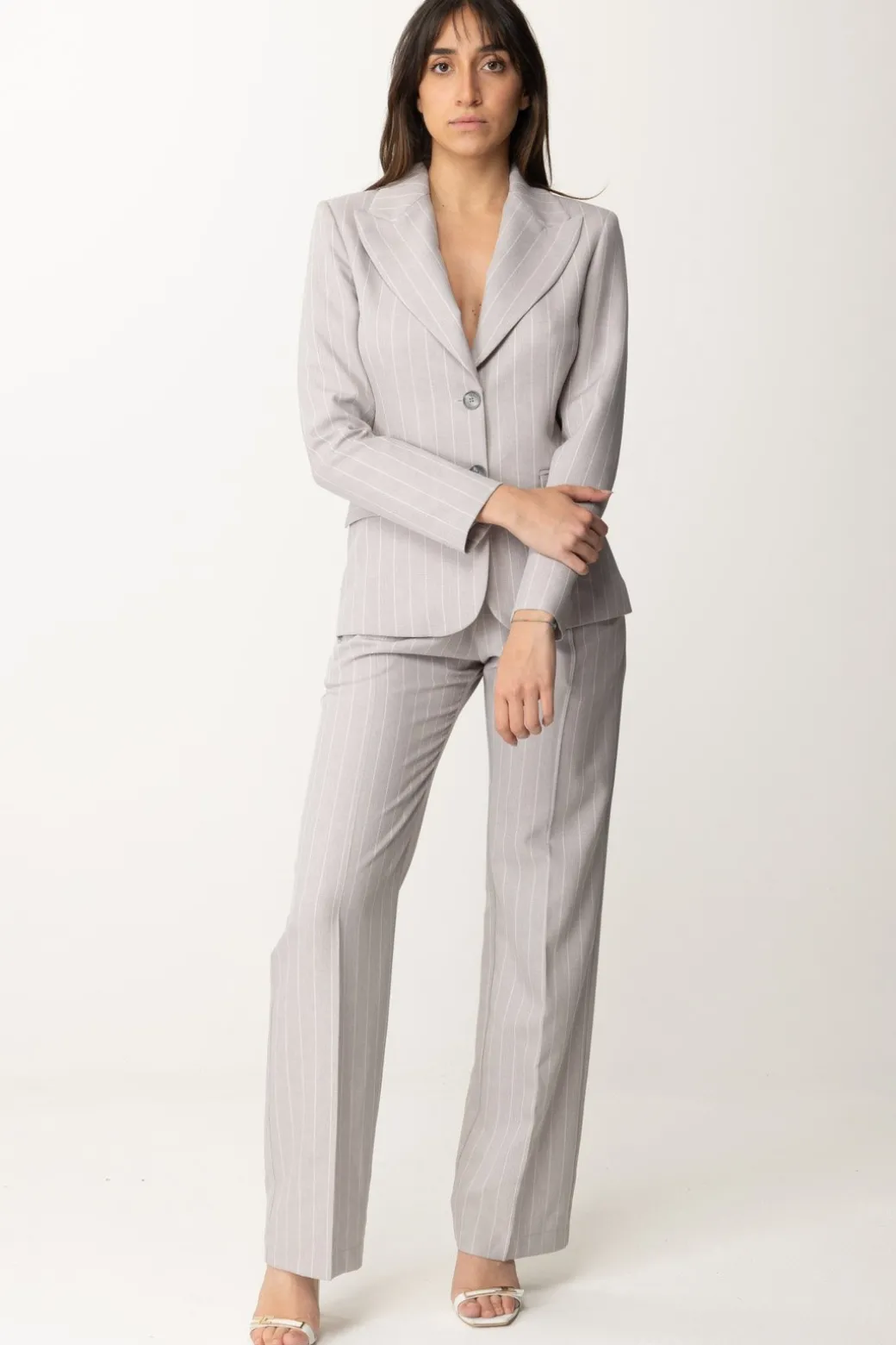 Donna Gaëlle Paris Pantaloni Gessati