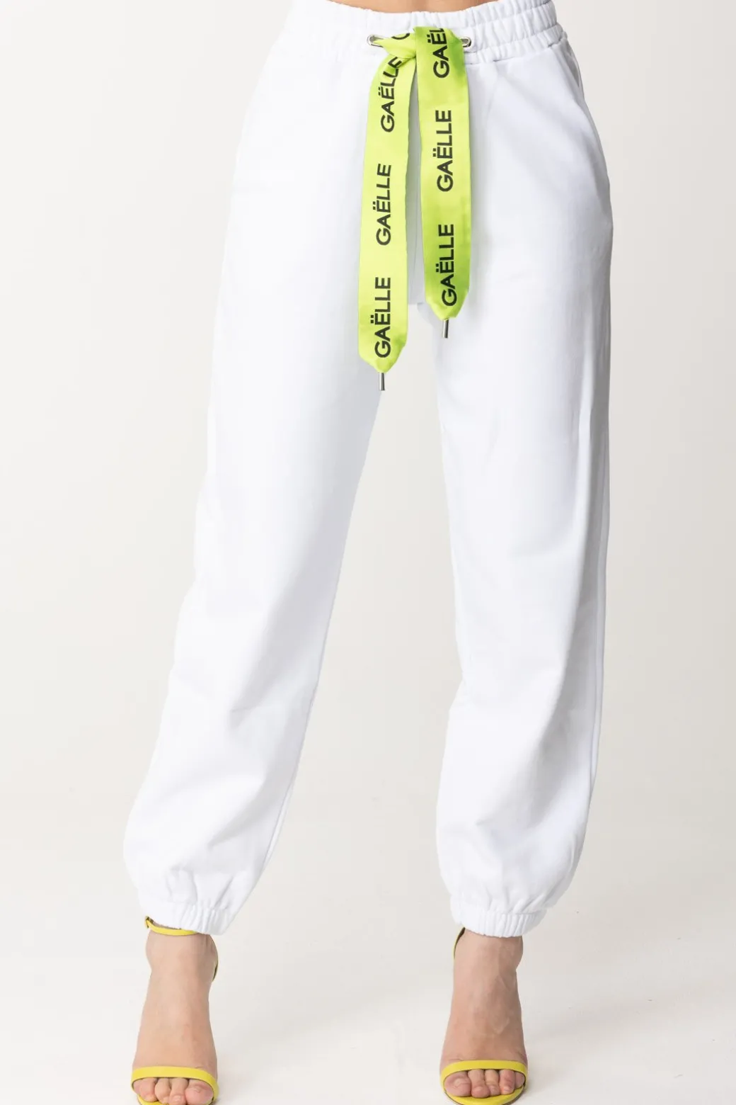 Donna Gaëlle Paris Pantaloni Jogger con Lacci Logati