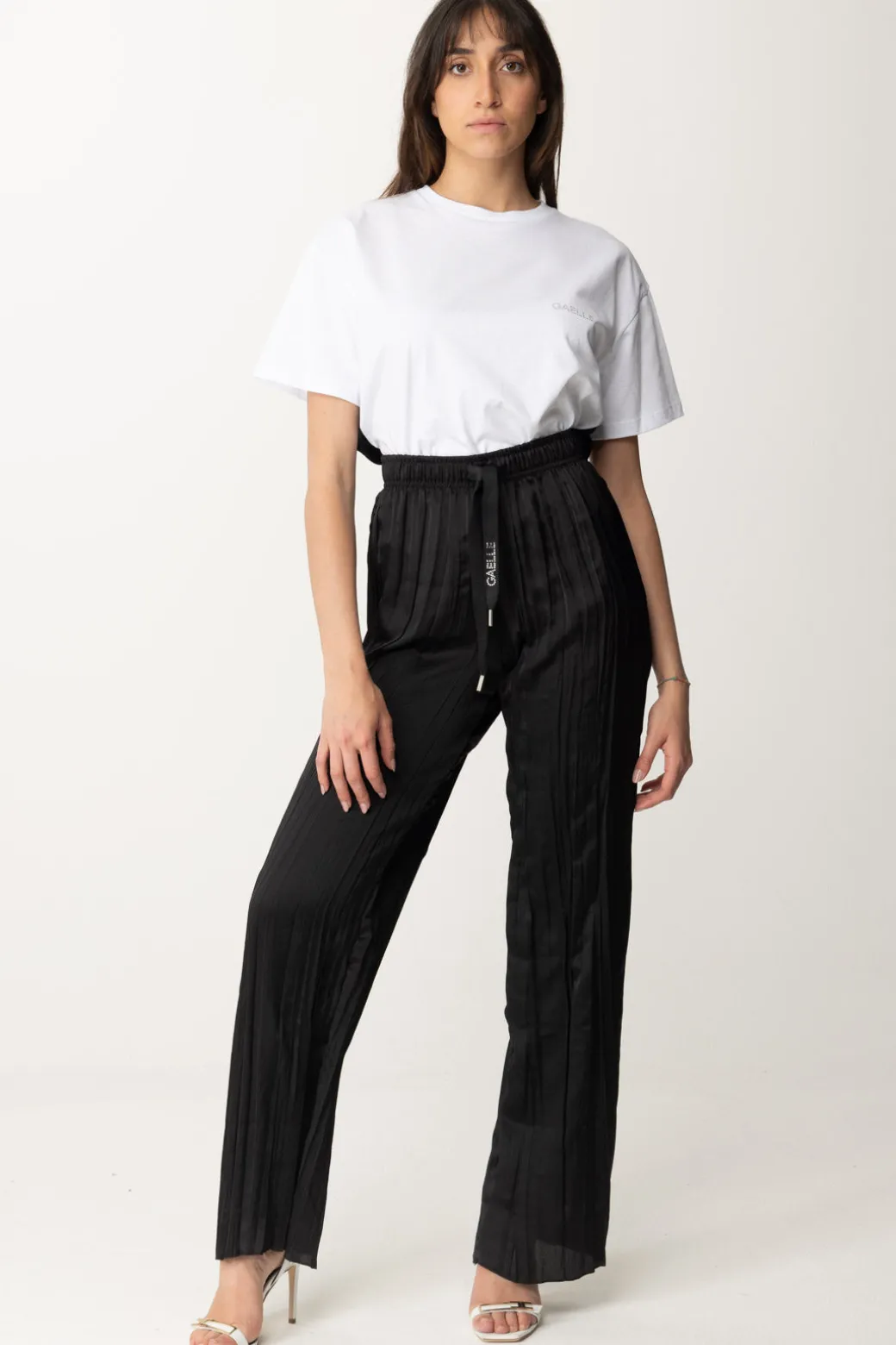 Donna Gaëlle Paris Pantaloni Plissettati