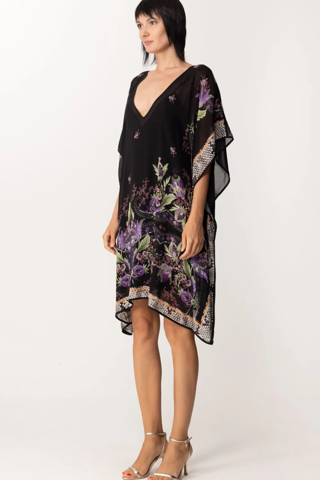Donna Just Cavalli Abito Kimono a Fantasia