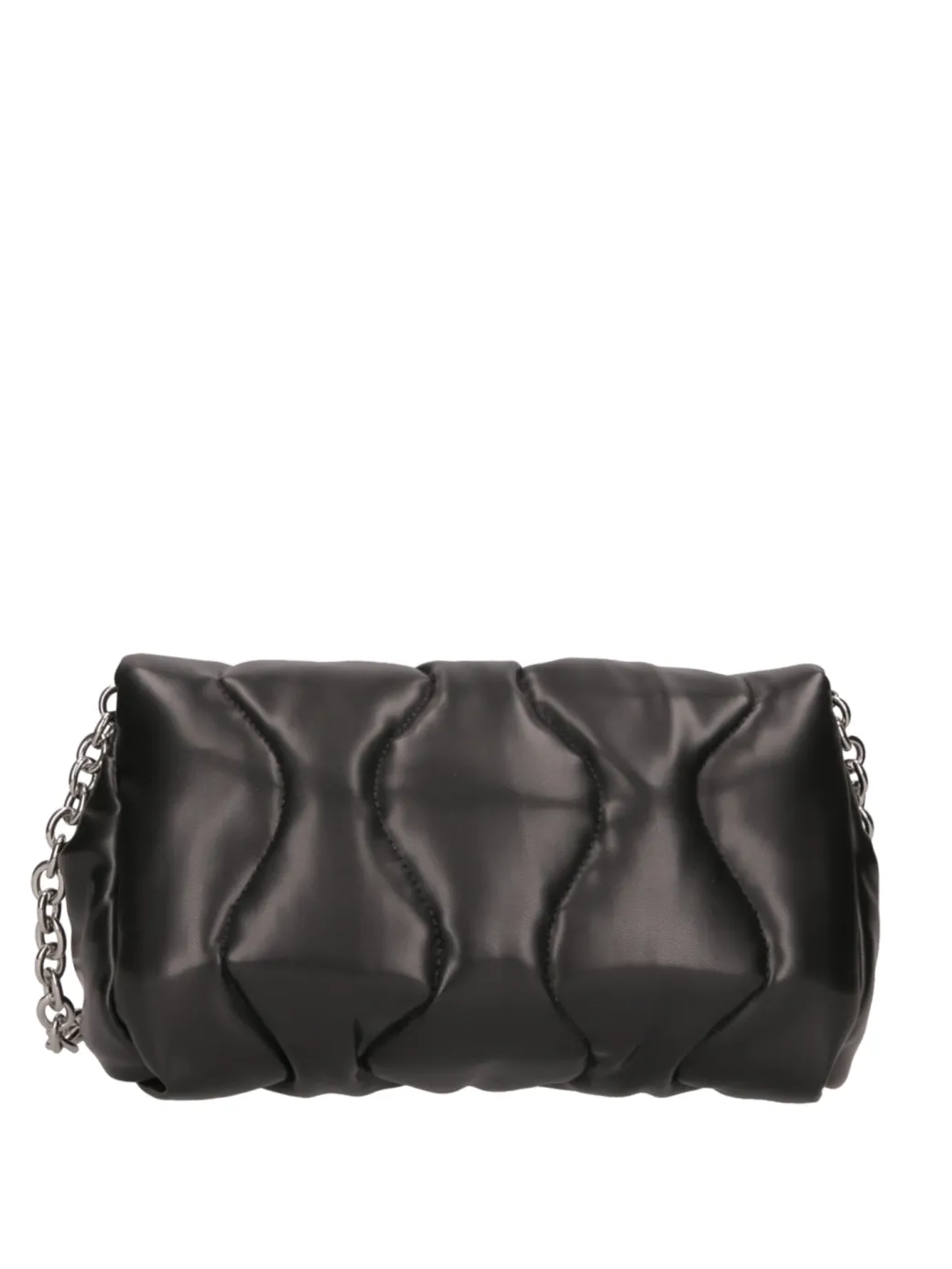 Donna Just Cavalli Borsa a Spalla Grande Trapuntata con Logo