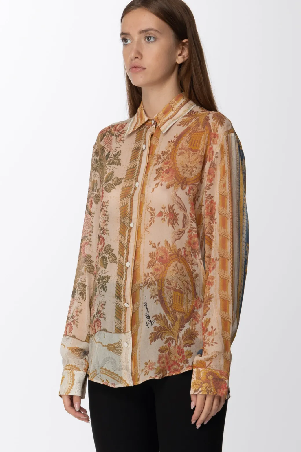 Donna Just Cavalli Camicia con Stampa Floreale